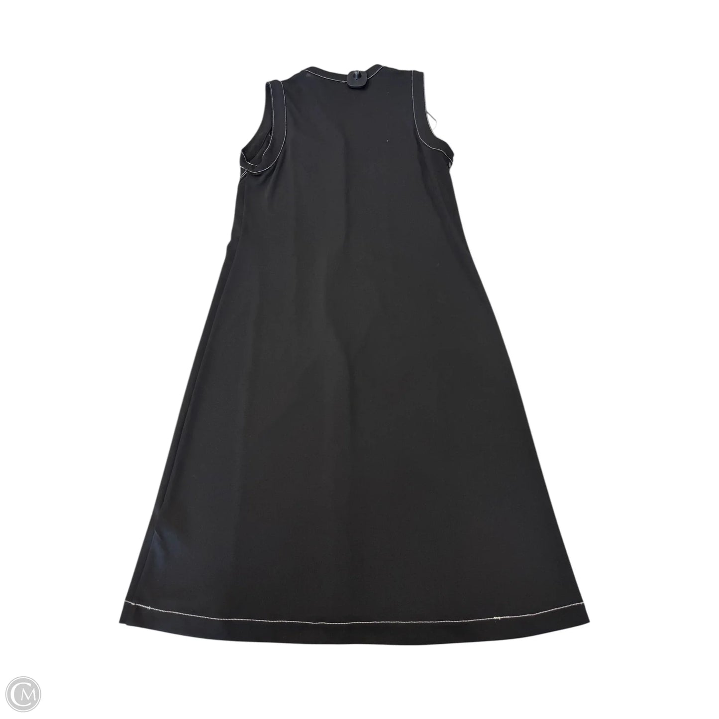 Dress Casual Midi By Donna Karan In Black, Size: S