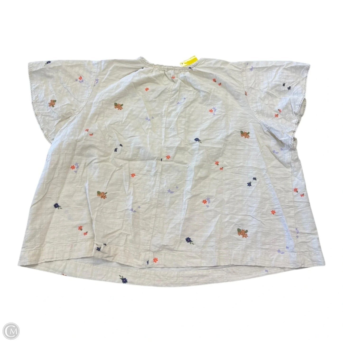 Top Short Sleeve By Sonoma In Floral Print, Size: 3x