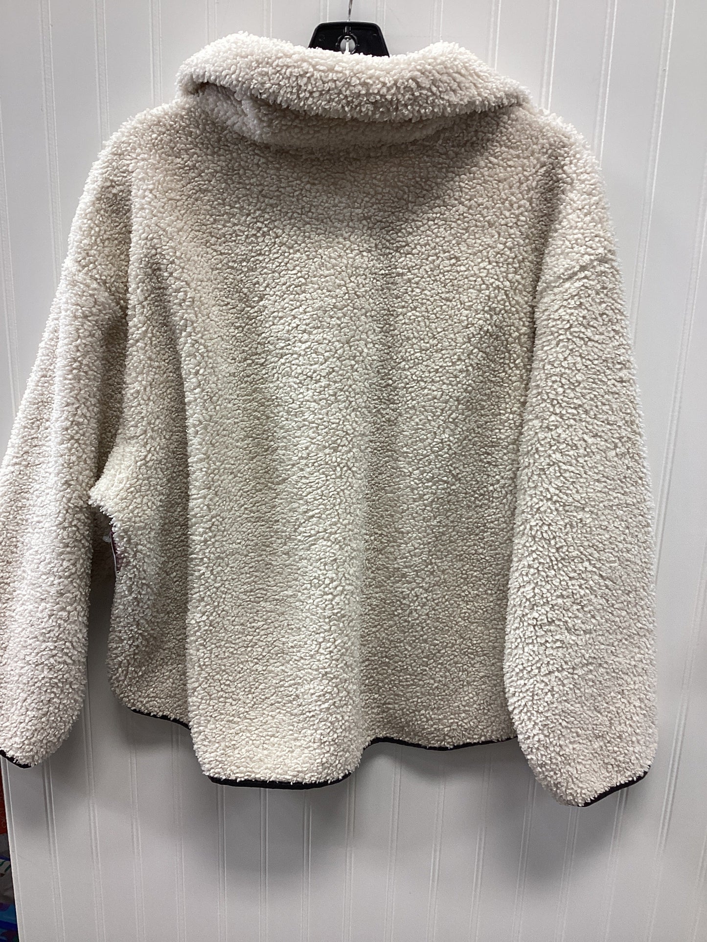 Jacket Fleece By Universal Thread In Cream, Size:L