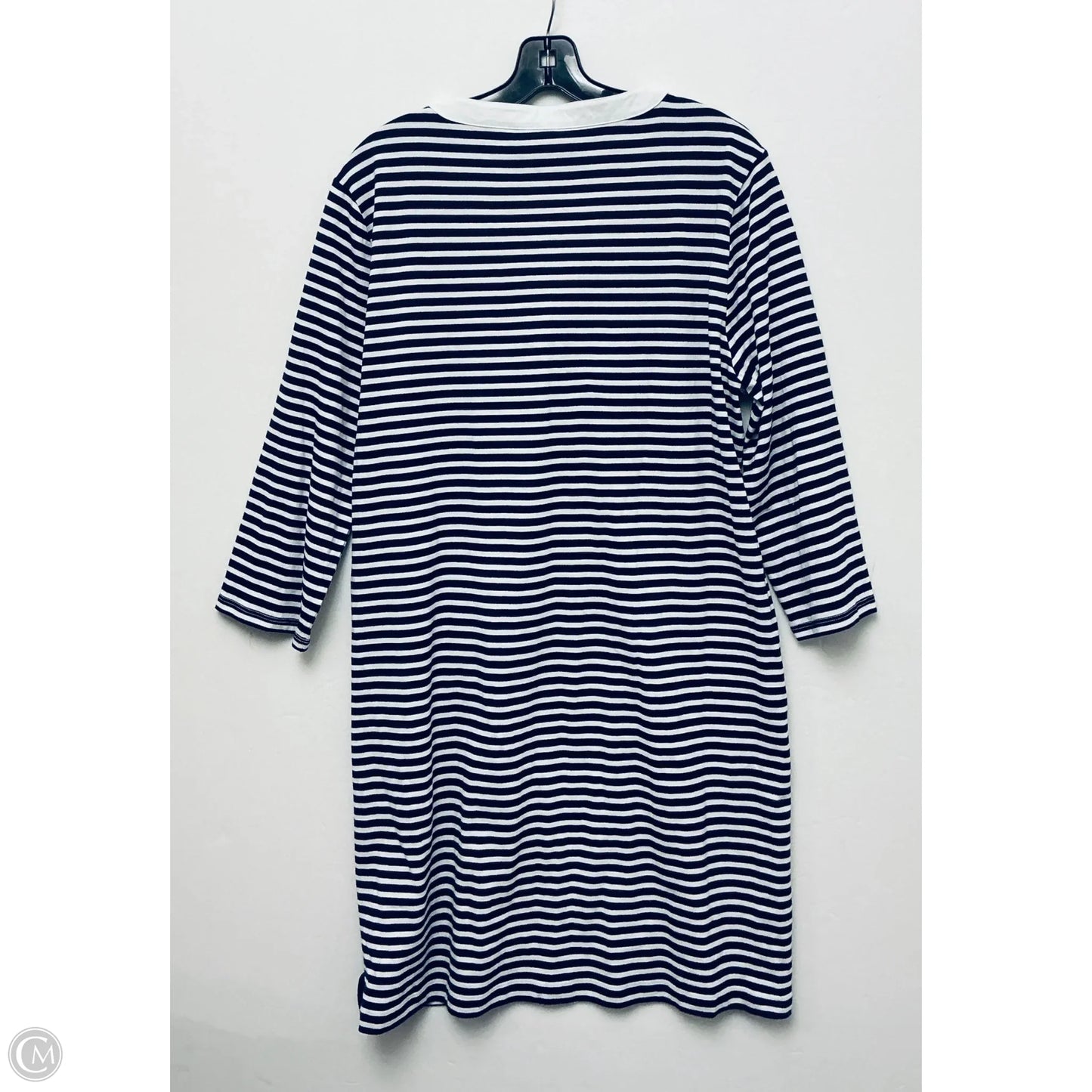 Dress Casual Midi By Draper James In Striped Pattern, Size: Xl