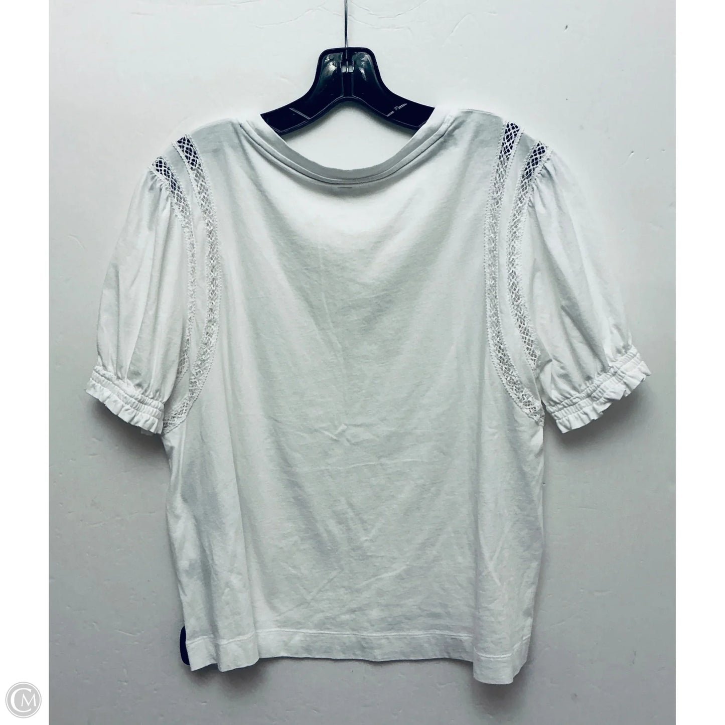 Top Short Sleeve By Tommy Hilfiger In White, Size: Xxl