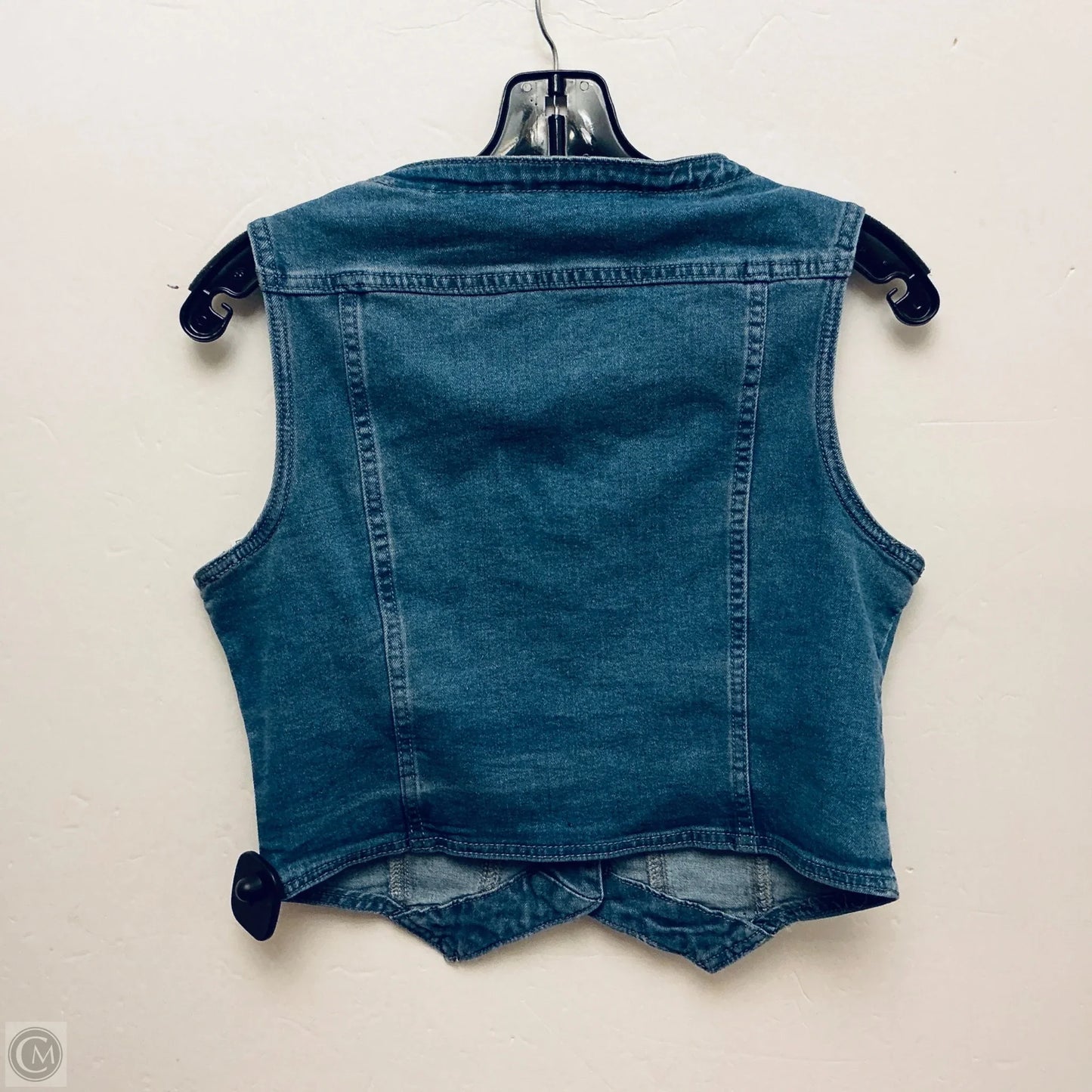 Vest Other By Clothes Mentor In Blue Denim, Size: M