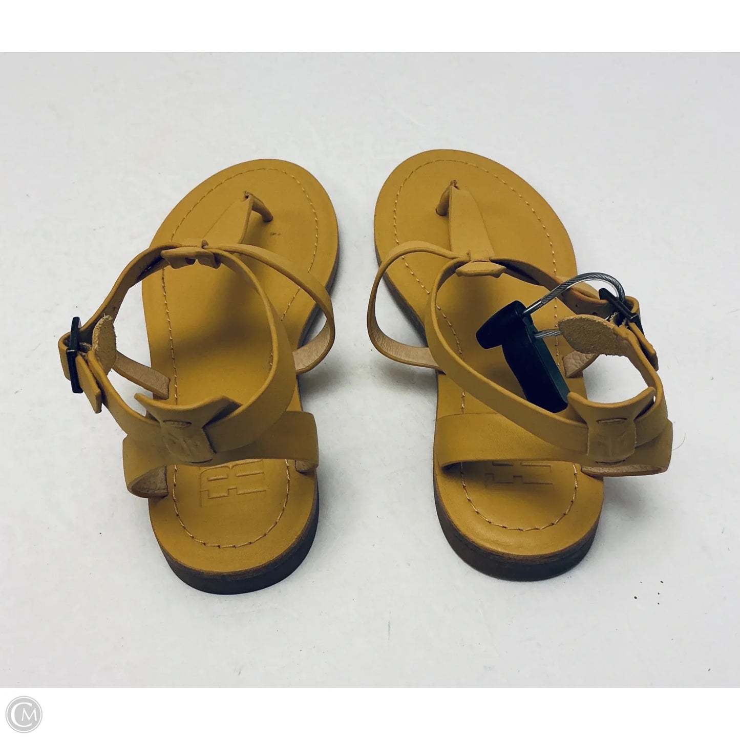 Sandals Designer By Frye In Yellow, Size: 6.5