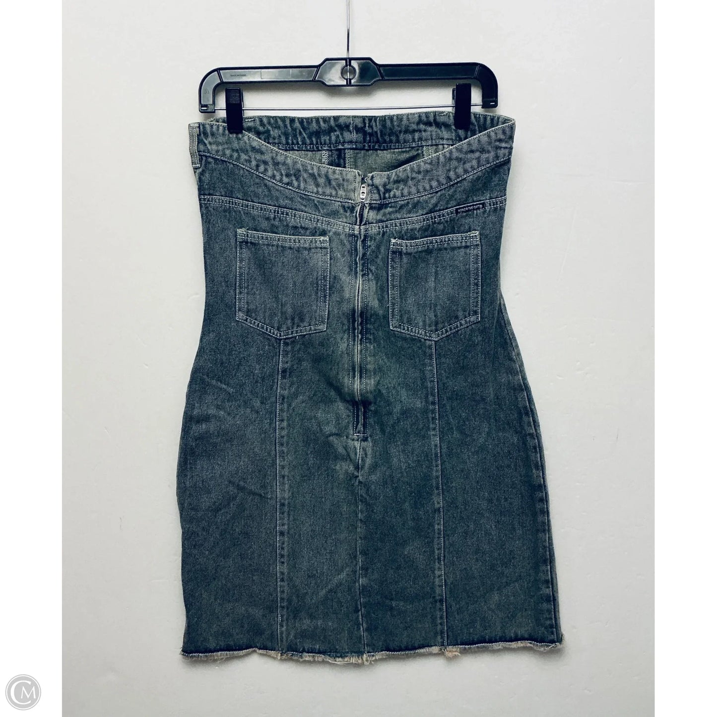 Dress Casual Short By Clothes Mentor In Blue Denim, Size: M