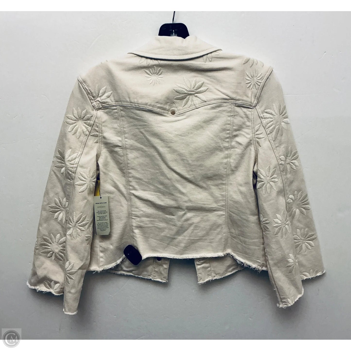 Jacket Denim By Liverpool In Tan Denim, Size: S
