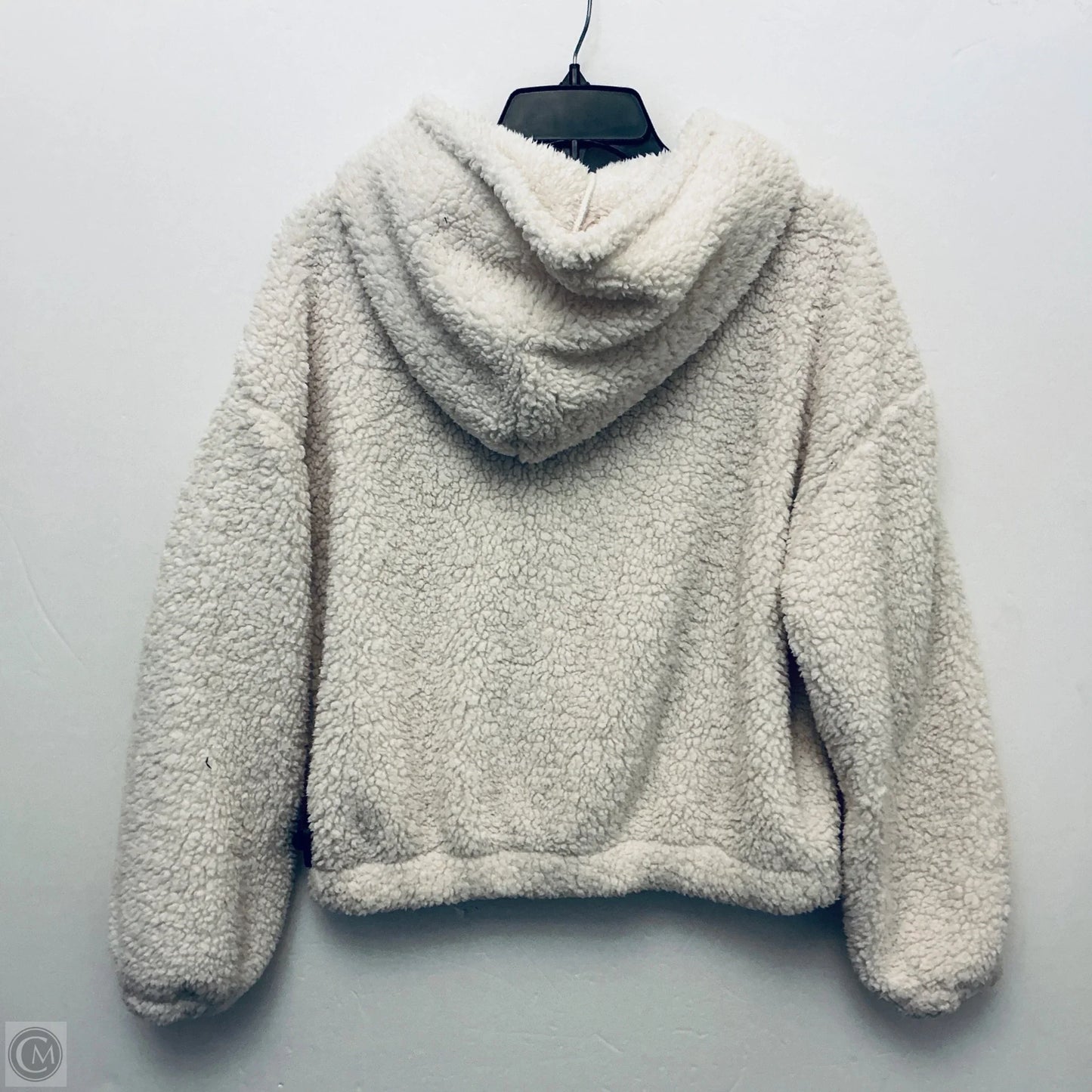 Sweatshirt Hoodie By Cider In Cream, Size: M