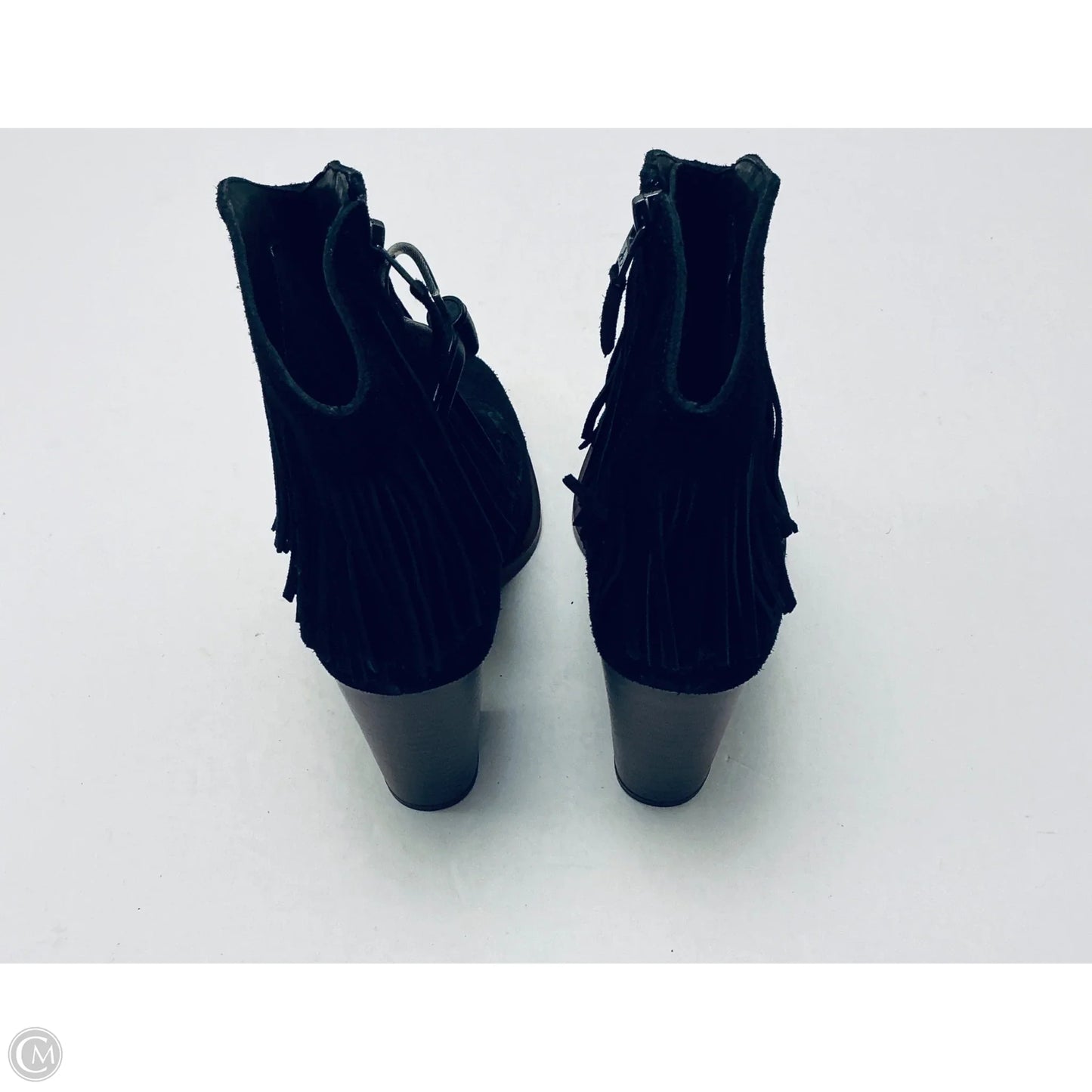 Boots Ankle Heels By Sam Edelman In Black, Size: 10.5