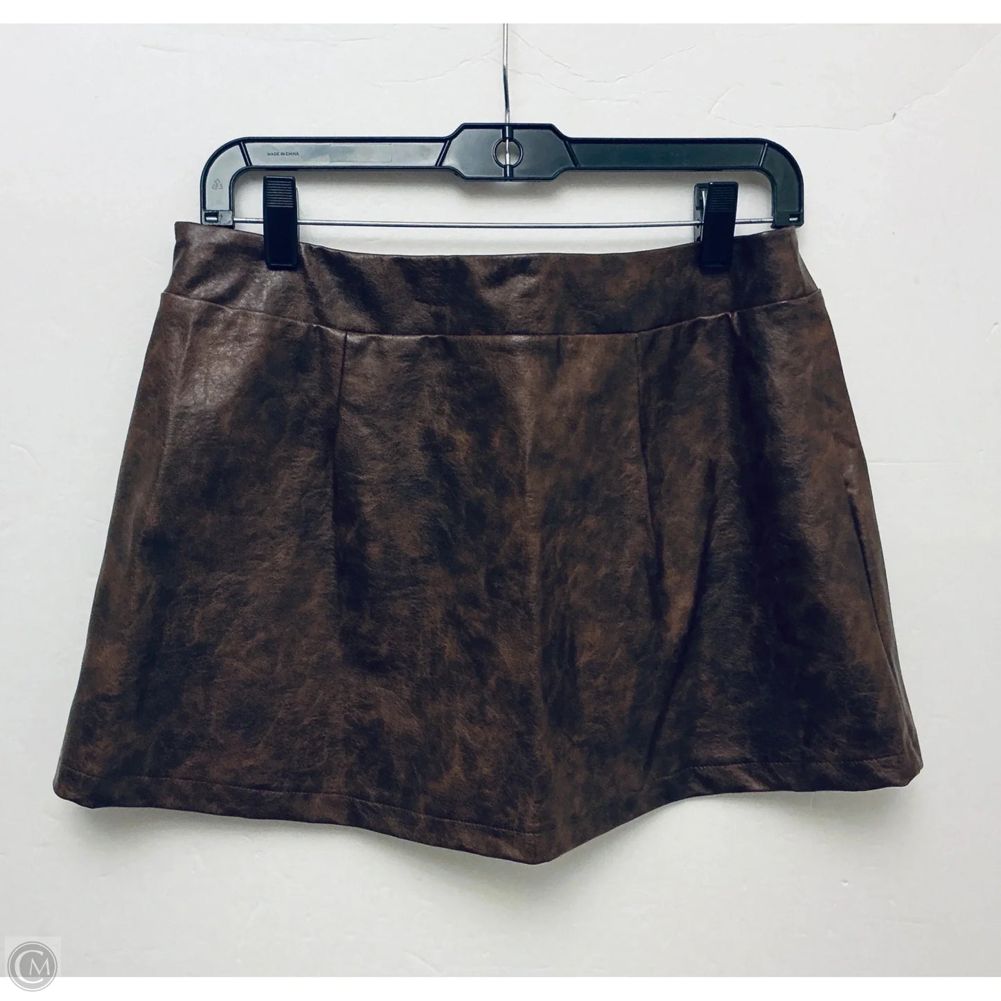 Skirt Mini & Short By Cme In Brown, Size: L
