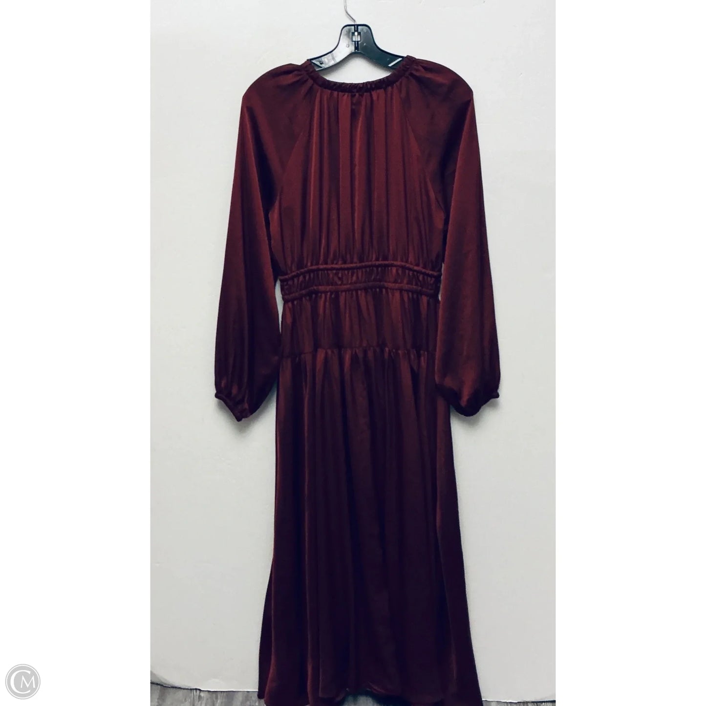 Dress Casual Maxi By Wonderly In Maroon,Size: S