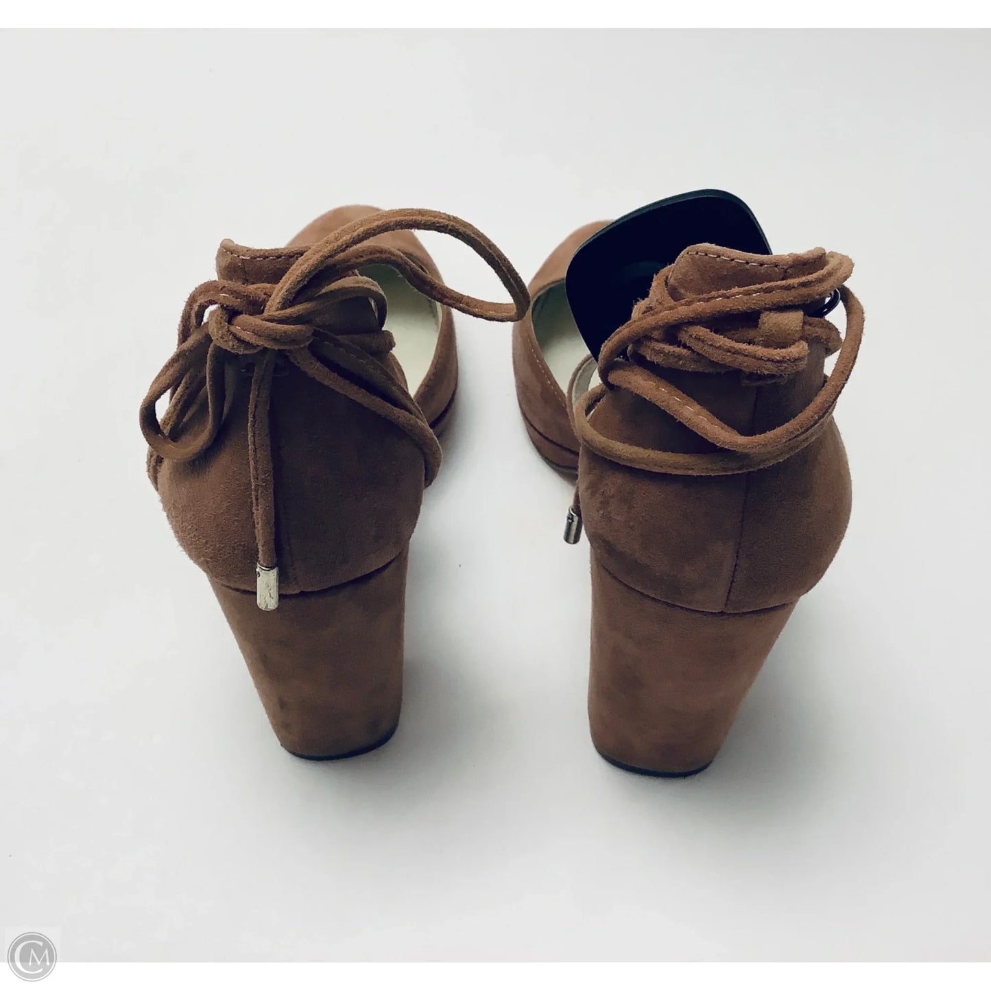 Shoes Heels Kitten By Anne Klein In Brown, Size: 9.5