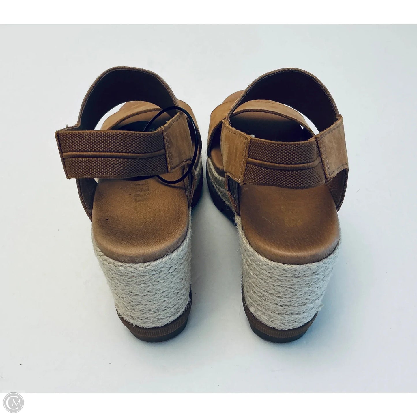 Sandals Heels Wedge By Sorel In Brown, Size: 6.5