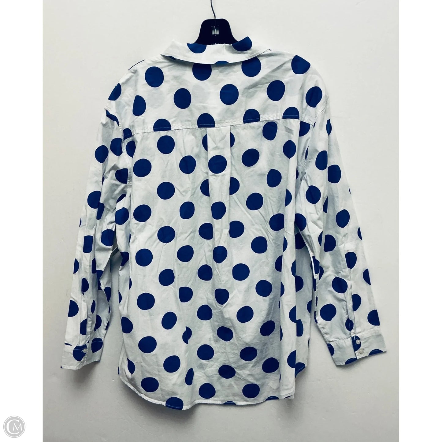 Top Long Sleeve By St Johns Bay In White, Size: Xxl