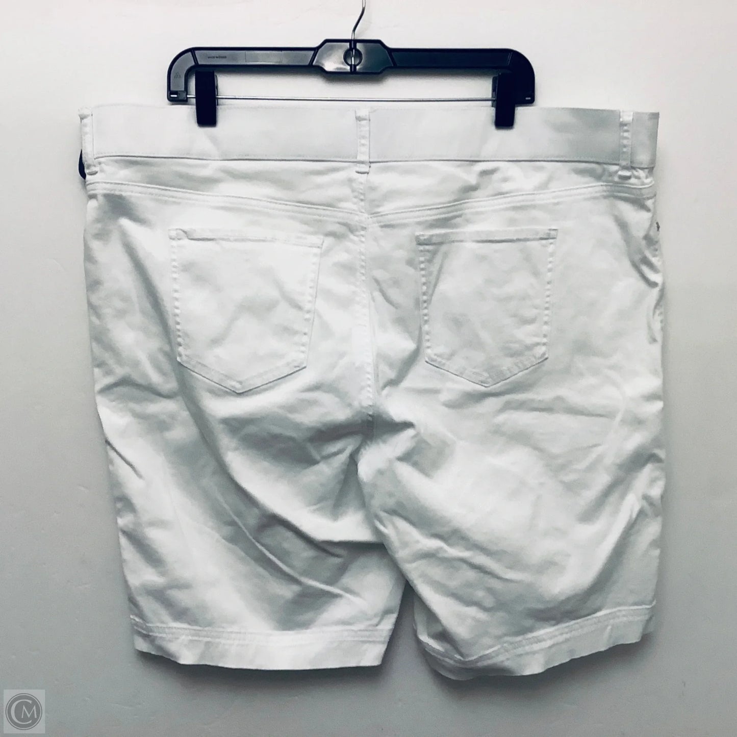 Shorts By Gloria Vanderbilt In White, Size: 1x