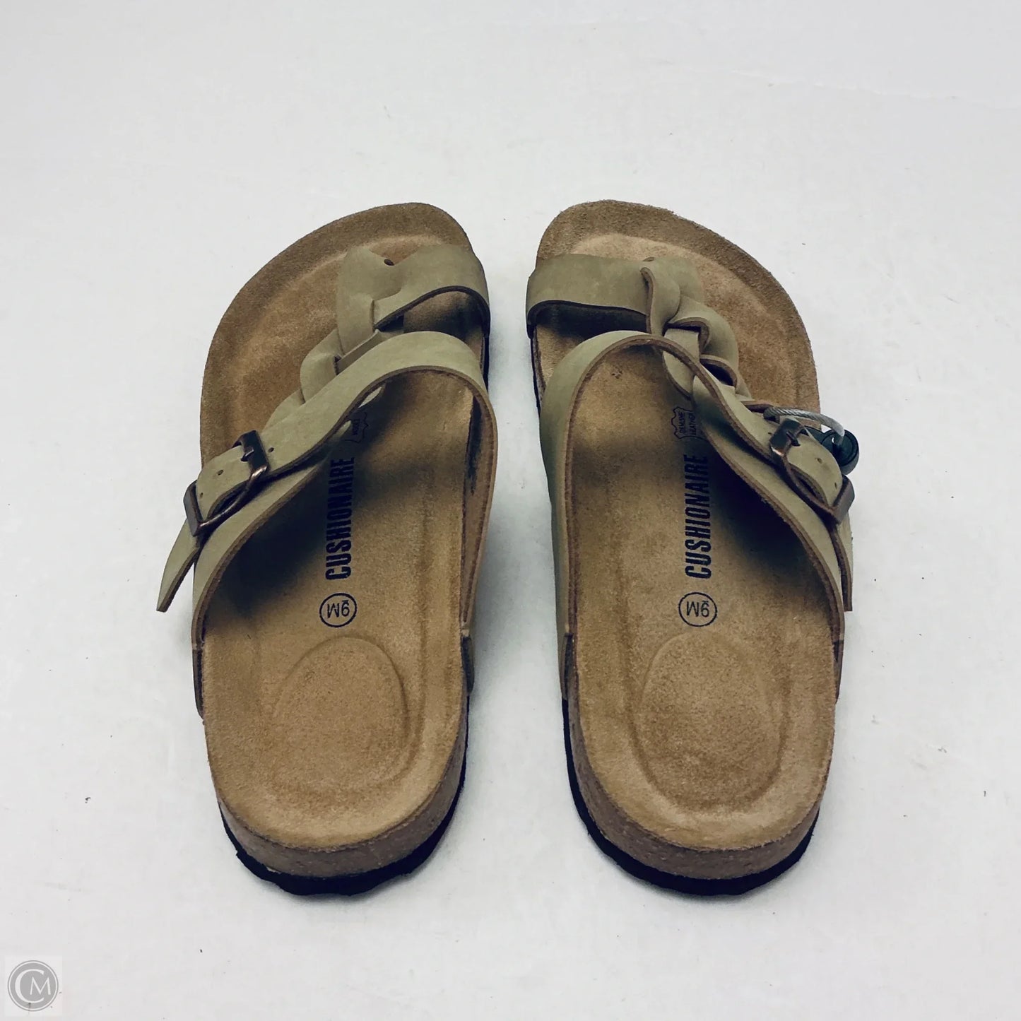 Sandals Flats By Cushionaire In Tan, Size: 9