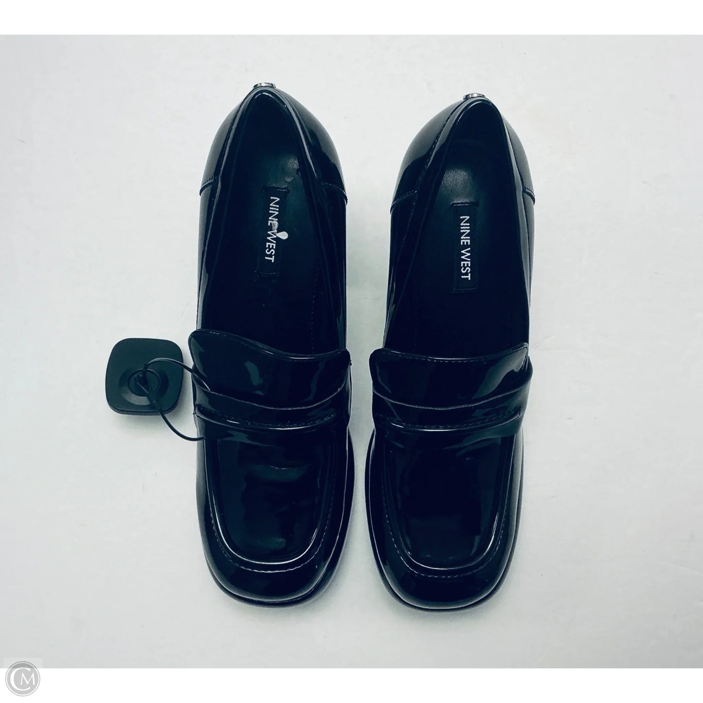 Shoes Heels Block By Nine West In Black, Size: 7.5