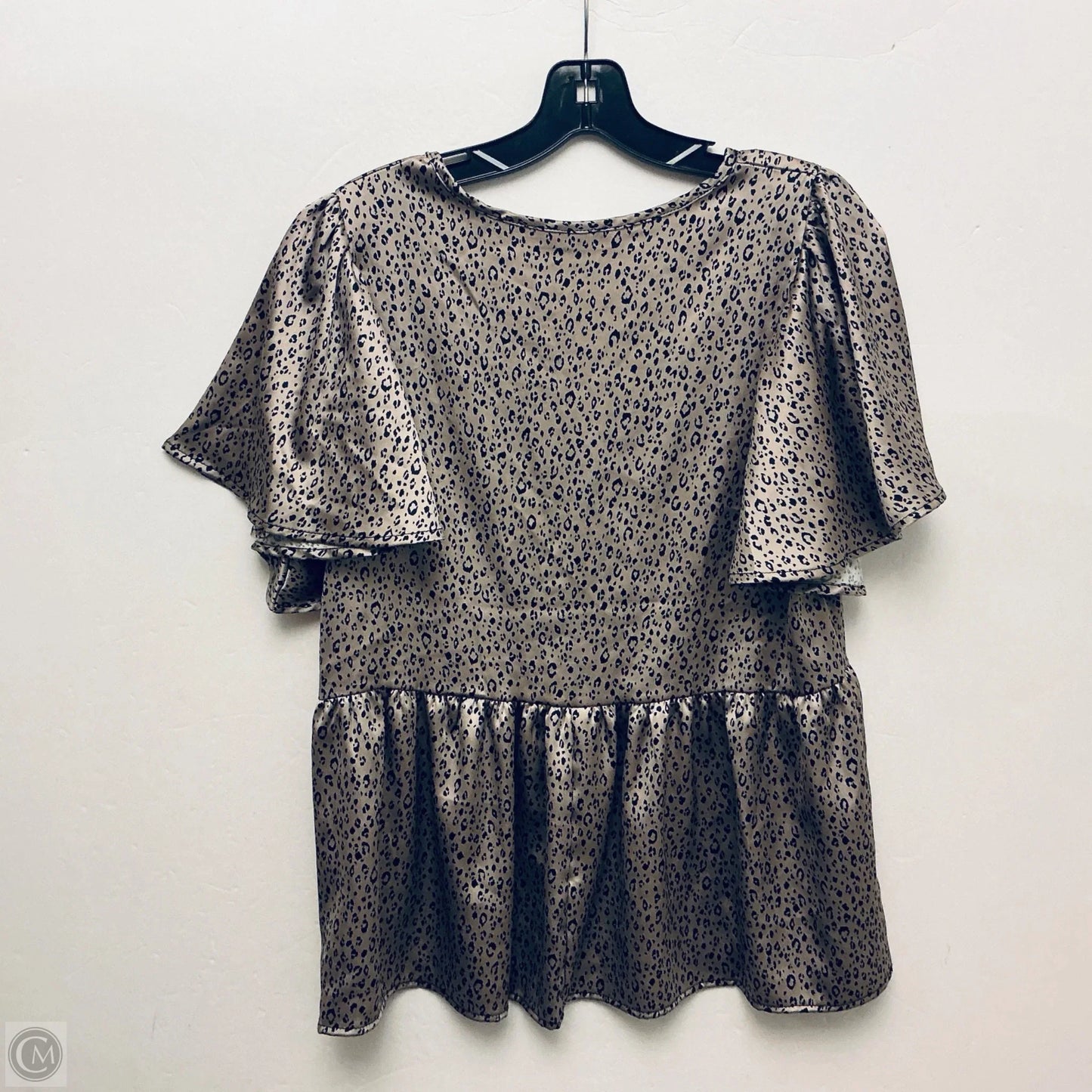 Top Short Sleeve By Entro In Animal Print, Size: M