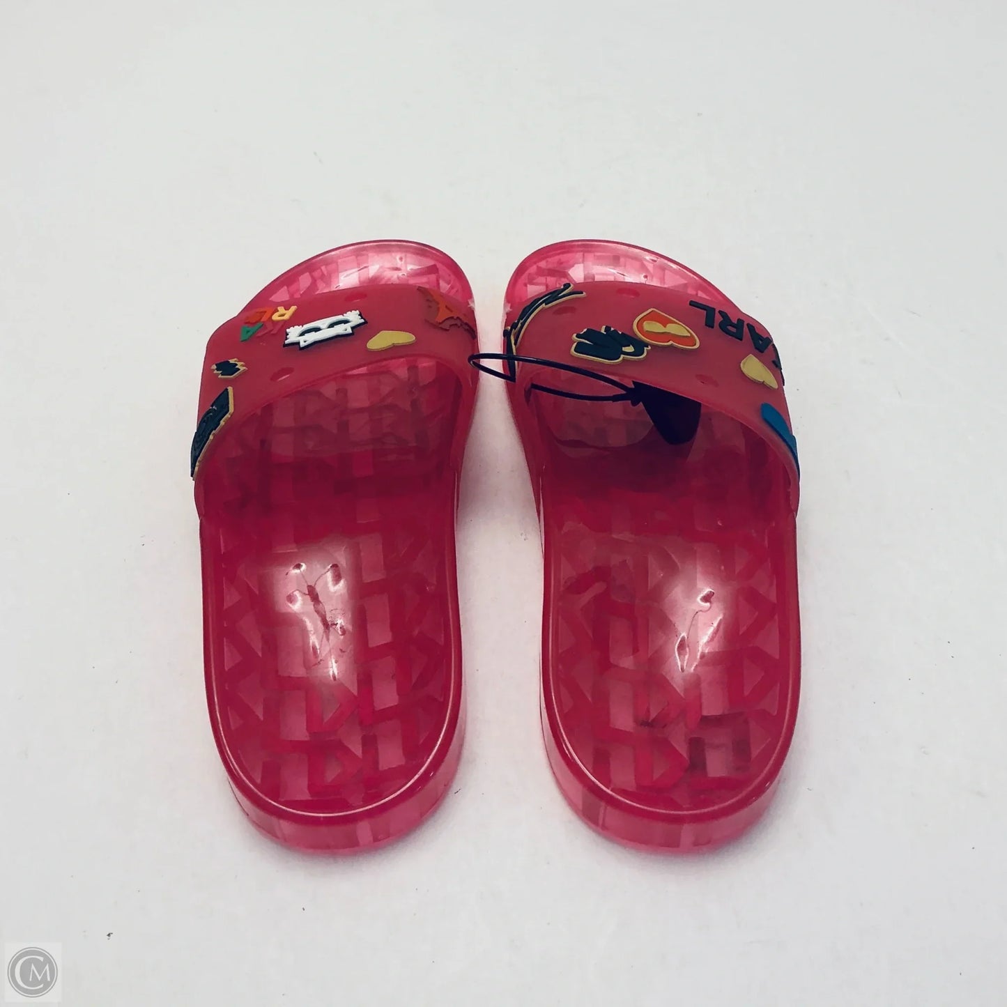 Sandals Designer By Karl Lagerfeld In Pink, Size: 6