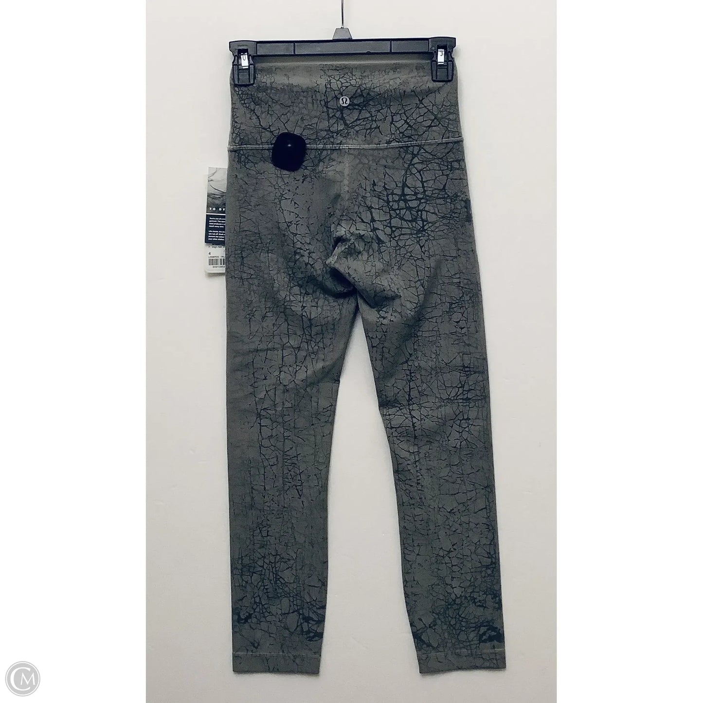 Athletic Leggings By Lululemon In Grey, Size: 4