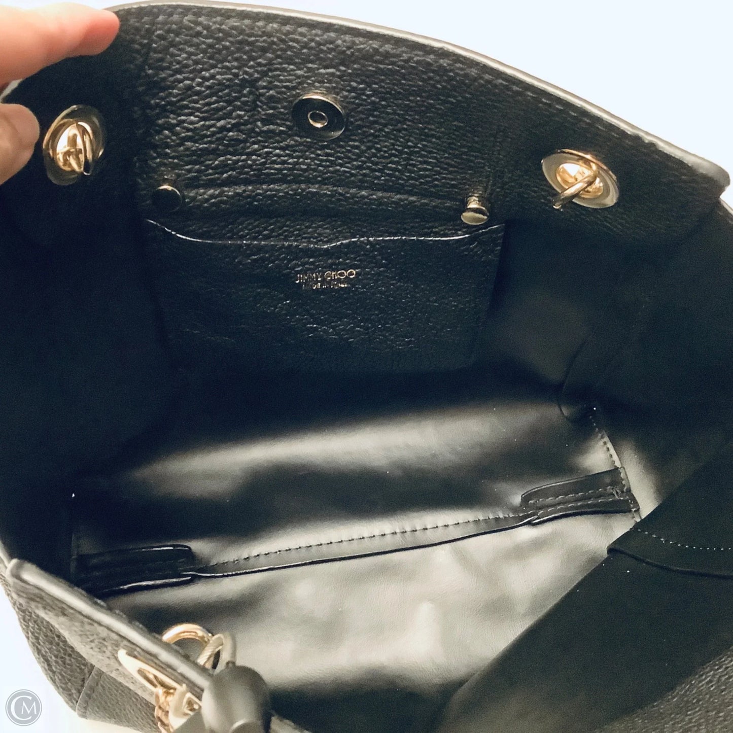 Handbag Luxury Designer By Jimmy Choo, Size: Medium