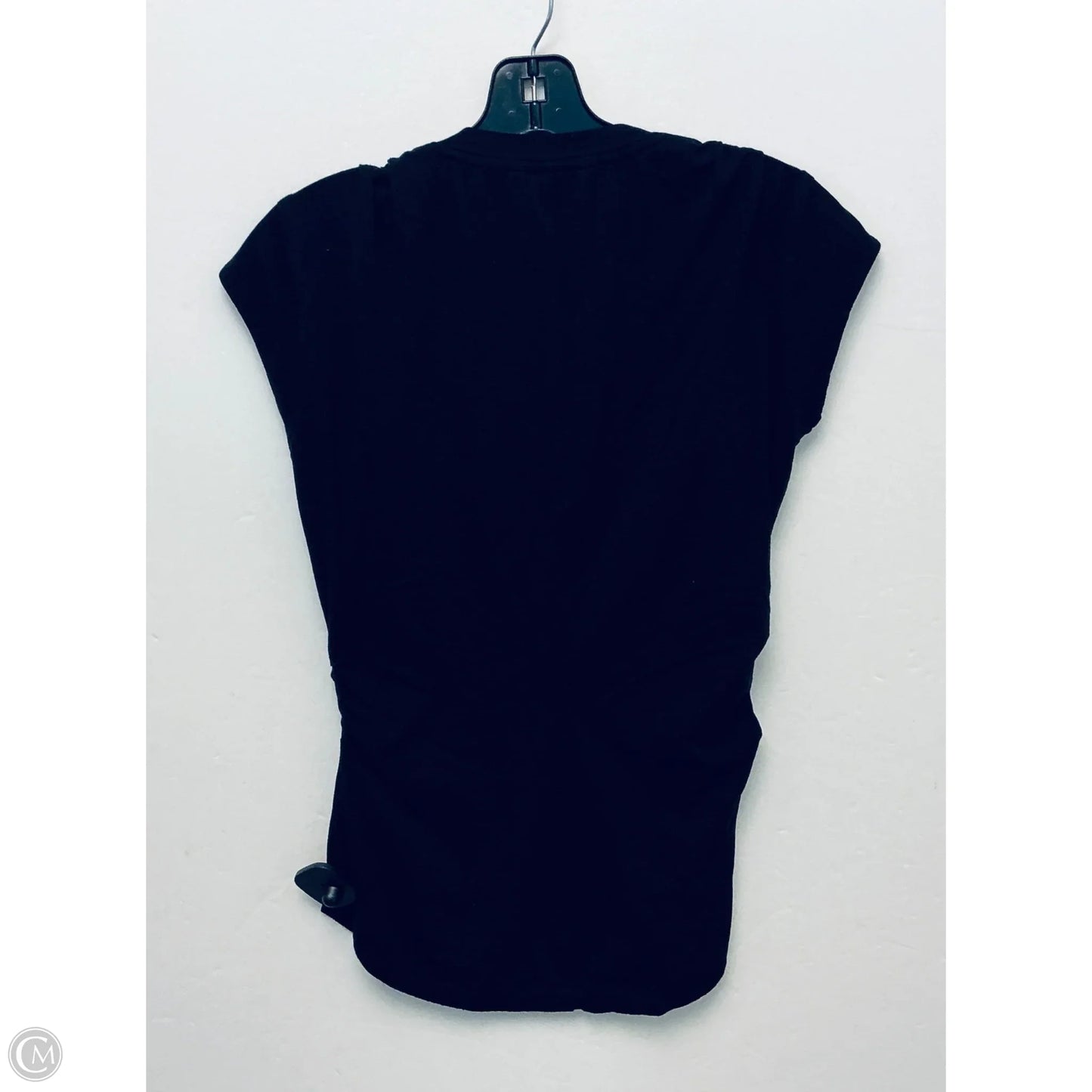 Athletic Top Short Sleeve By Athleta In Black, Size: Xs