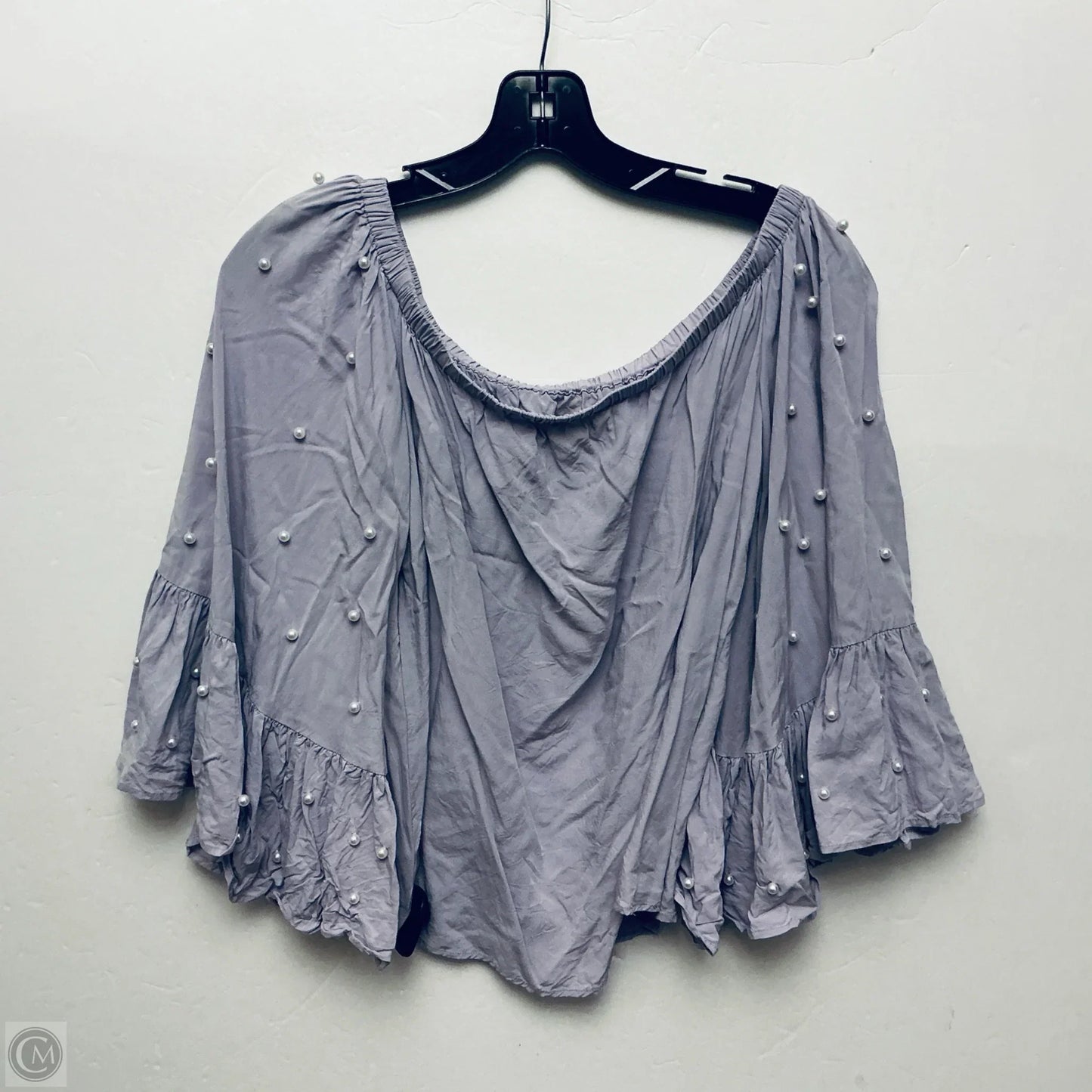 Top Long Sleeve By Entro In Purple, Size: L