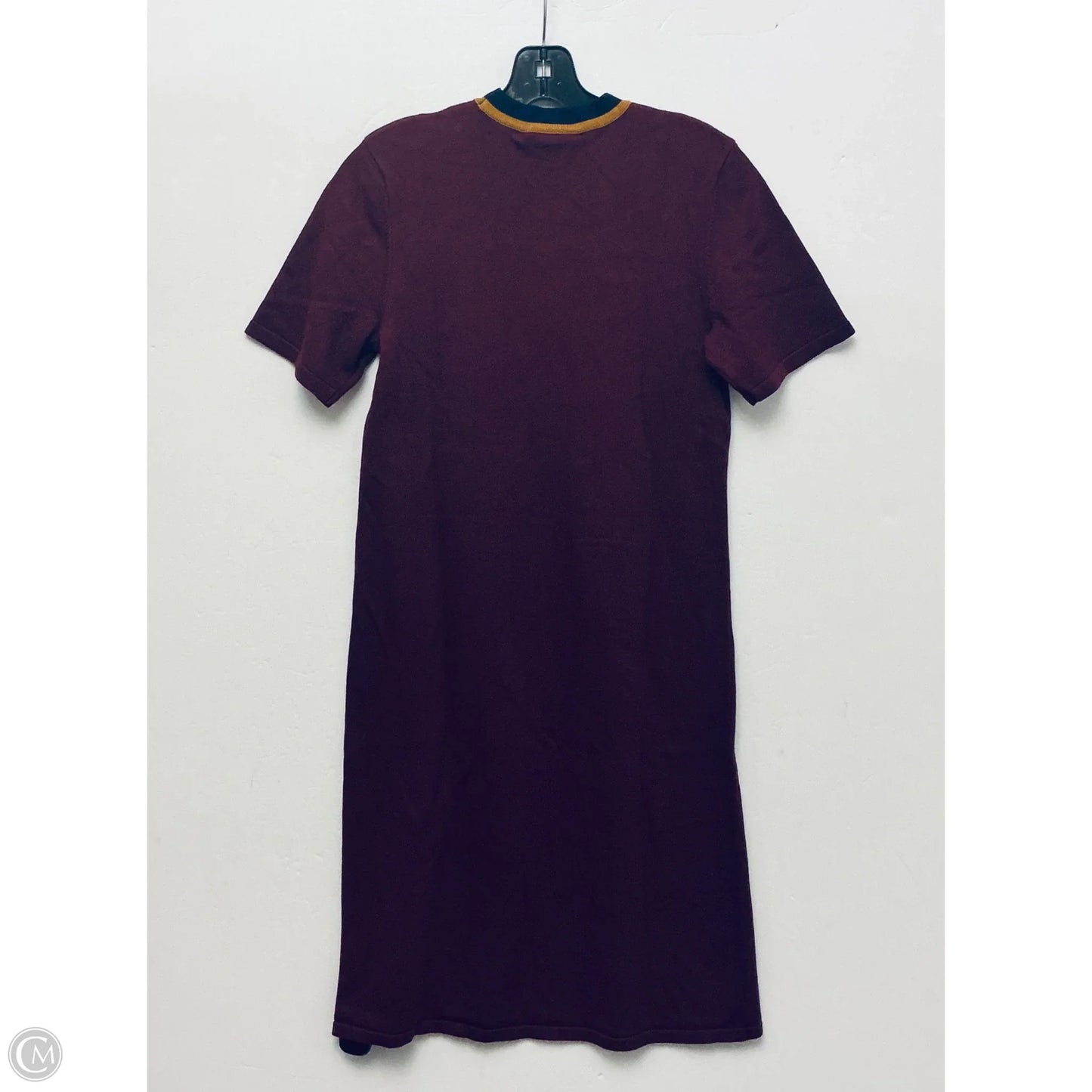 Dress Casual Midi By Antthony In Maroon, Size: S