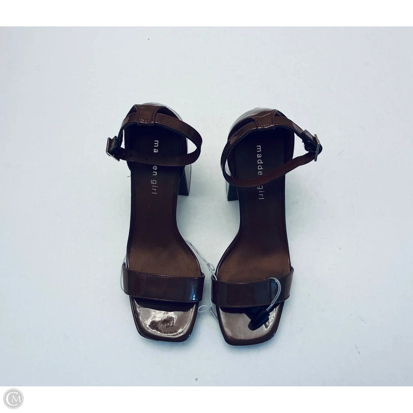 Sandals Heels Block By Madden Girl In Brown, Size: 8