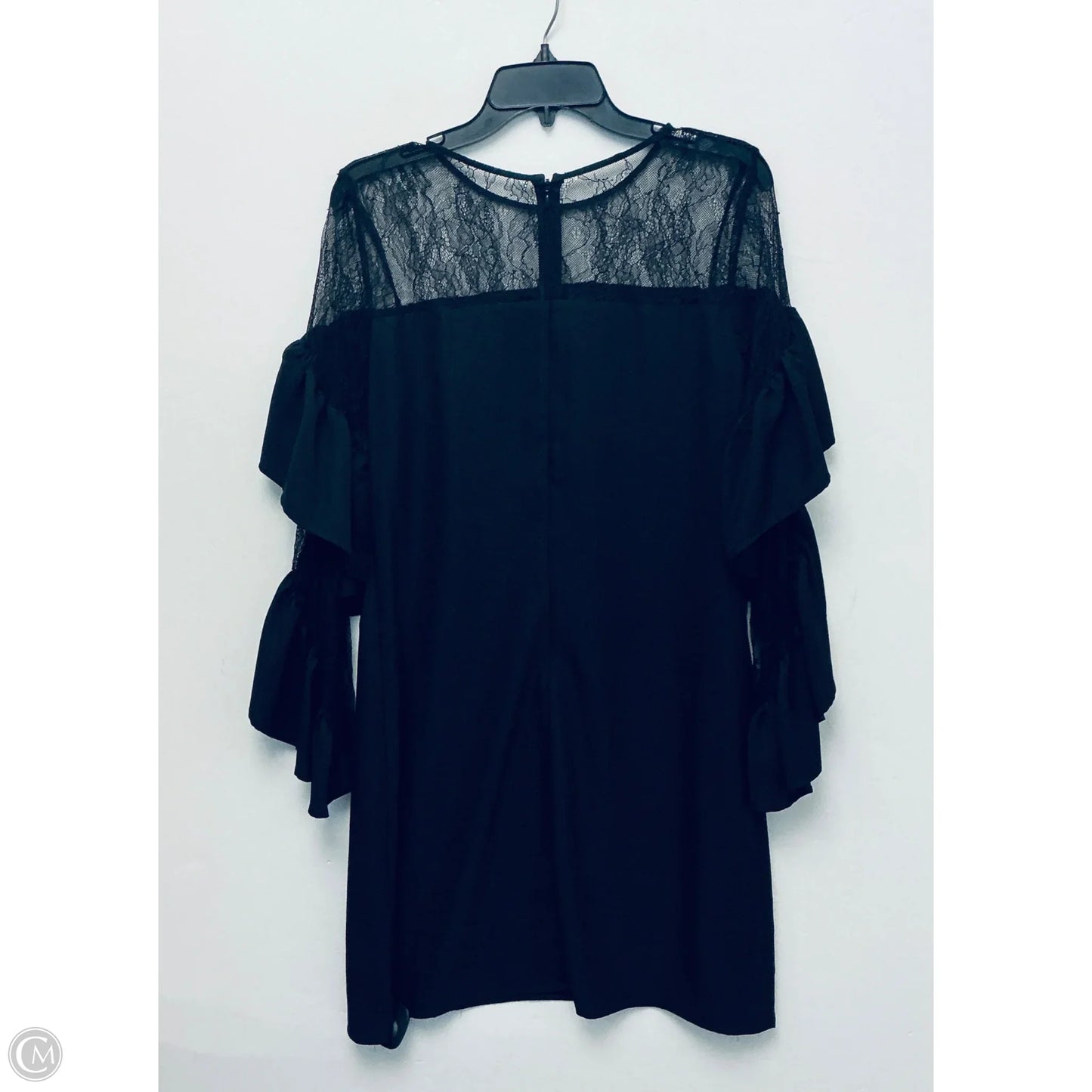 Dress Casual Short By Nicole Miller In Black, Size: M