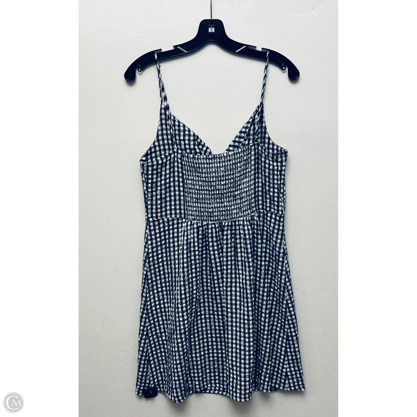 Dress Casual Short By Loft In Checkered Pattern, Size: L