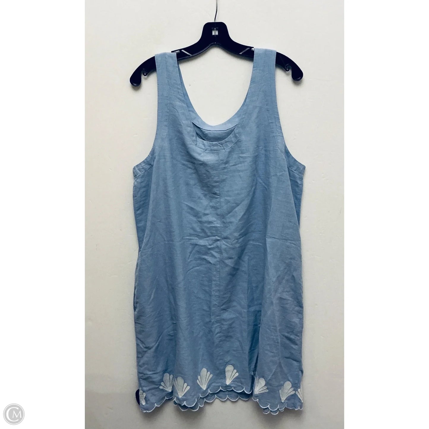 Dress Casual Short By Calypso St Barth In Blue, Size: Xl