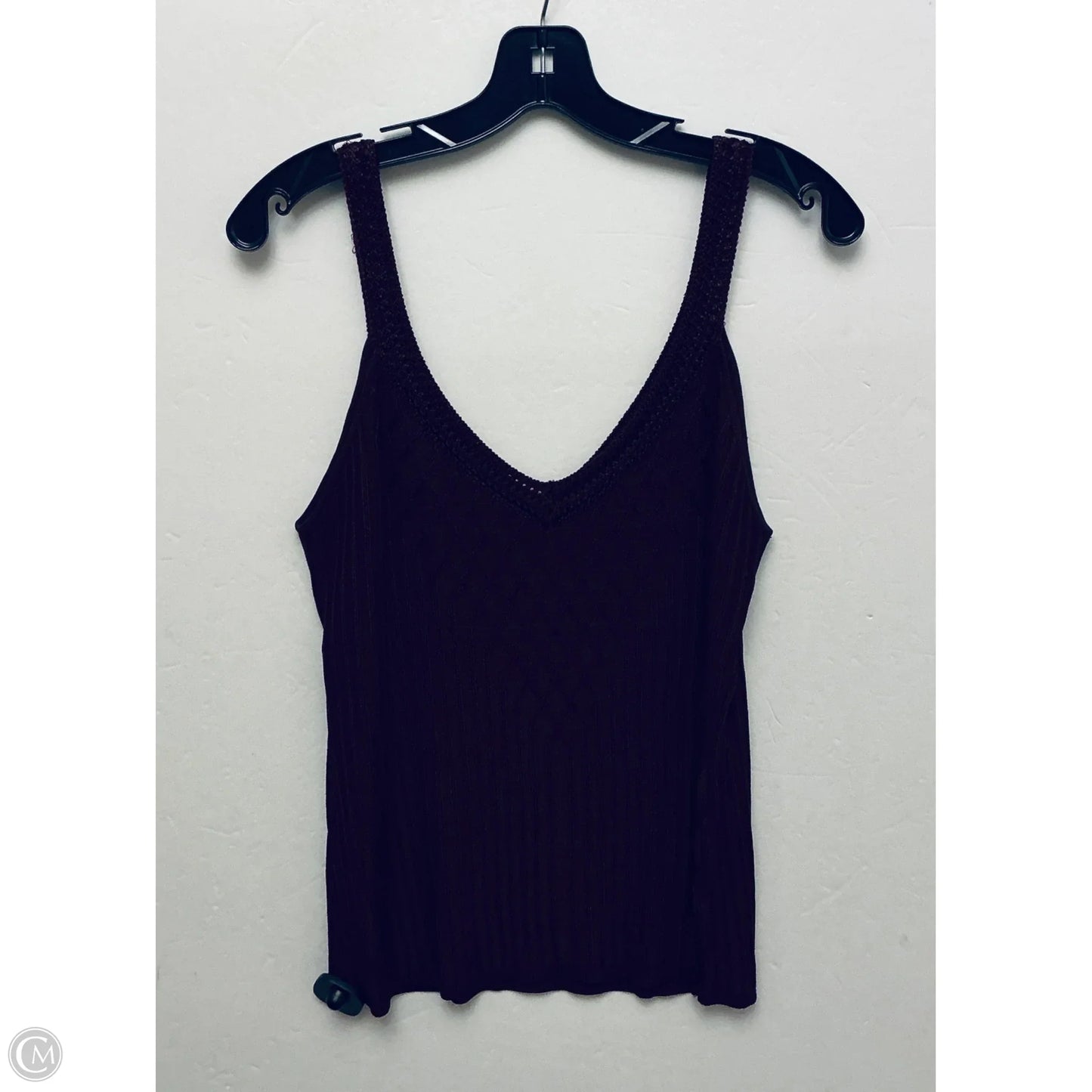 Top Sleeveless By White House Black Market In Maroon, Size: L