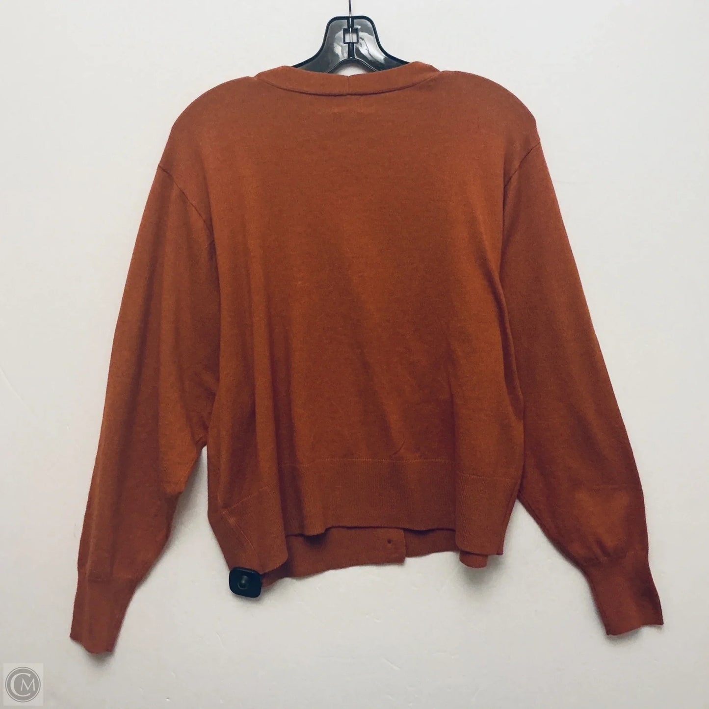 Sweater Cardigan By A New Day In Orange, Size: Xl