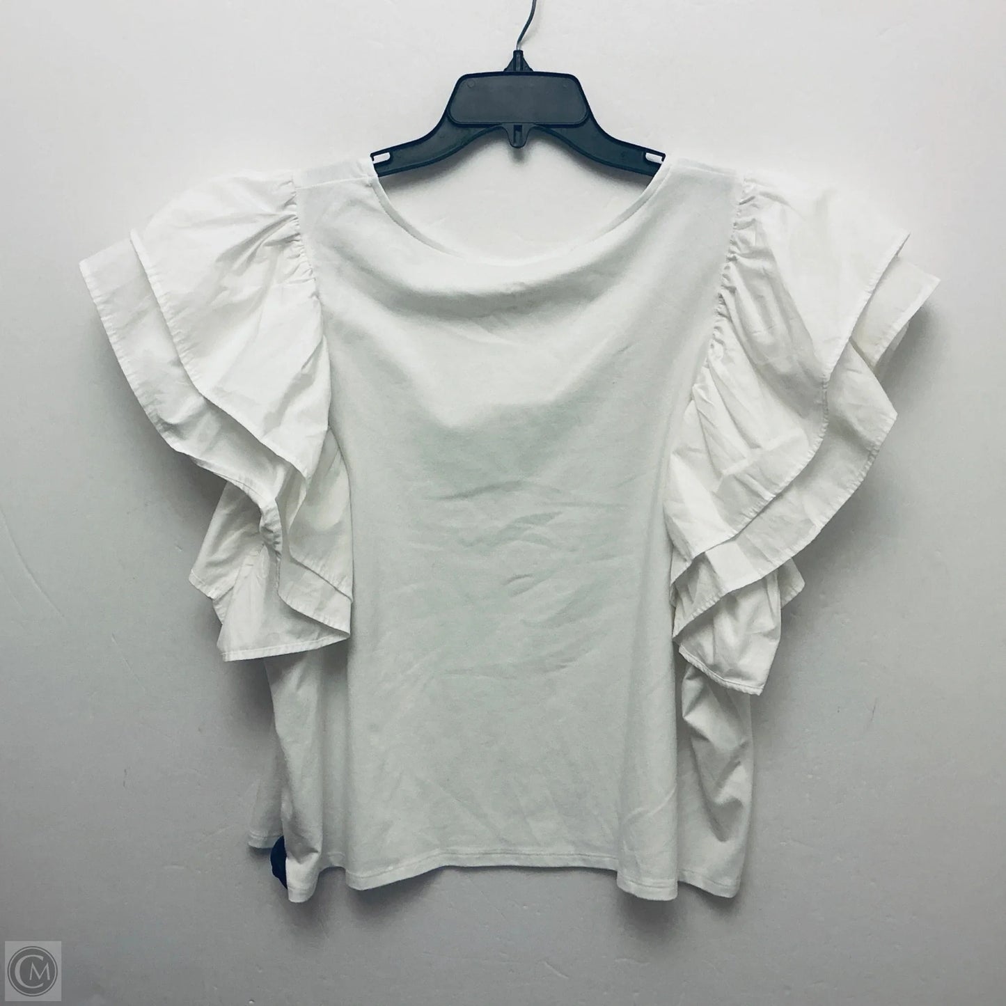 Top Short Sleeve By A New Day In White, Size: 2x