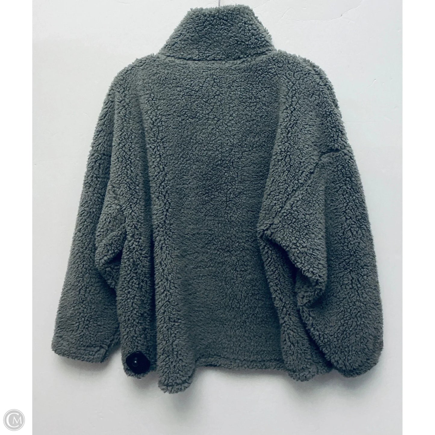 Jacket Faux Fur & Sherpa By Glyder In Green, Size: M