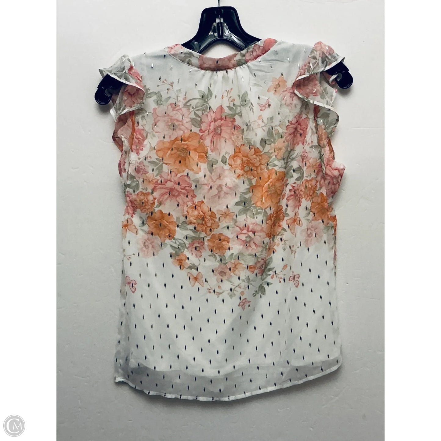 Top Sleeveless By Clothes Mentor In Floral Print, Size: Xs