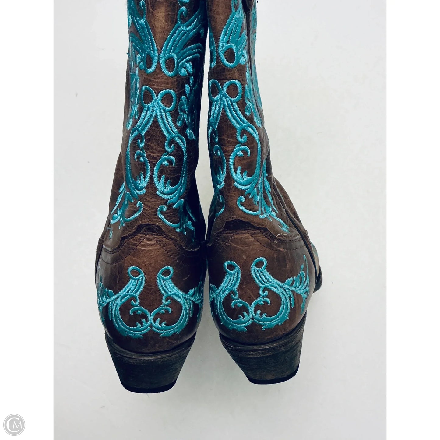Boots Western By Corral In Blue, Size: 7.5