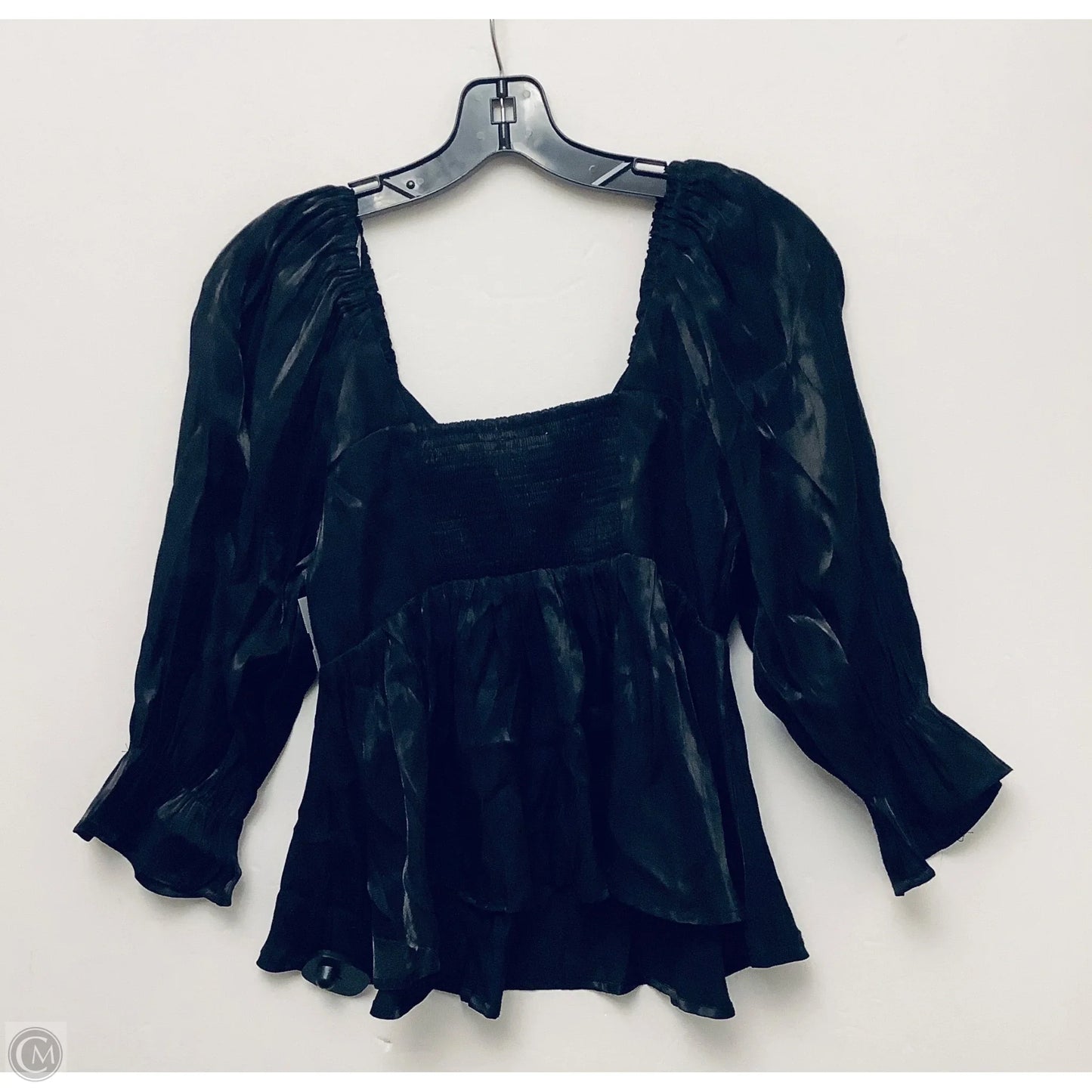 Top Long Sleeve By Entro In Black, Size: S