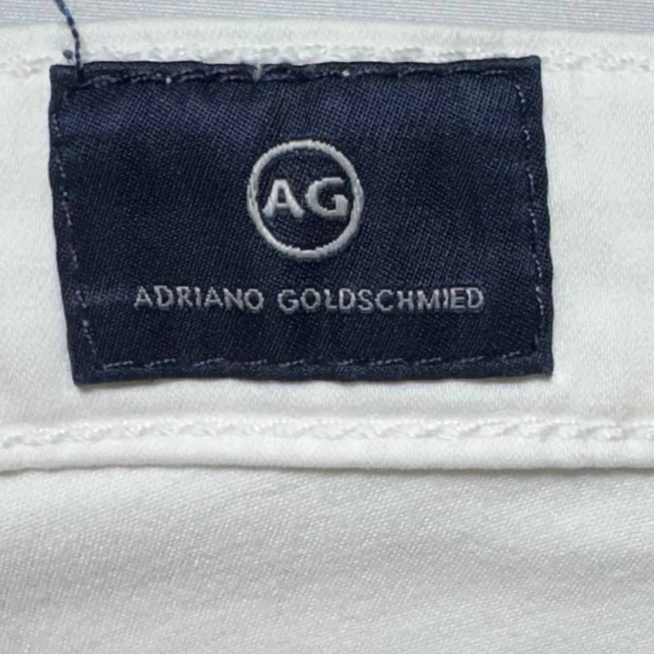 The Stilt Crop Cigarette Crop Jeans Jeggings By Adriano Goldschmied In White, Size: 6/28
