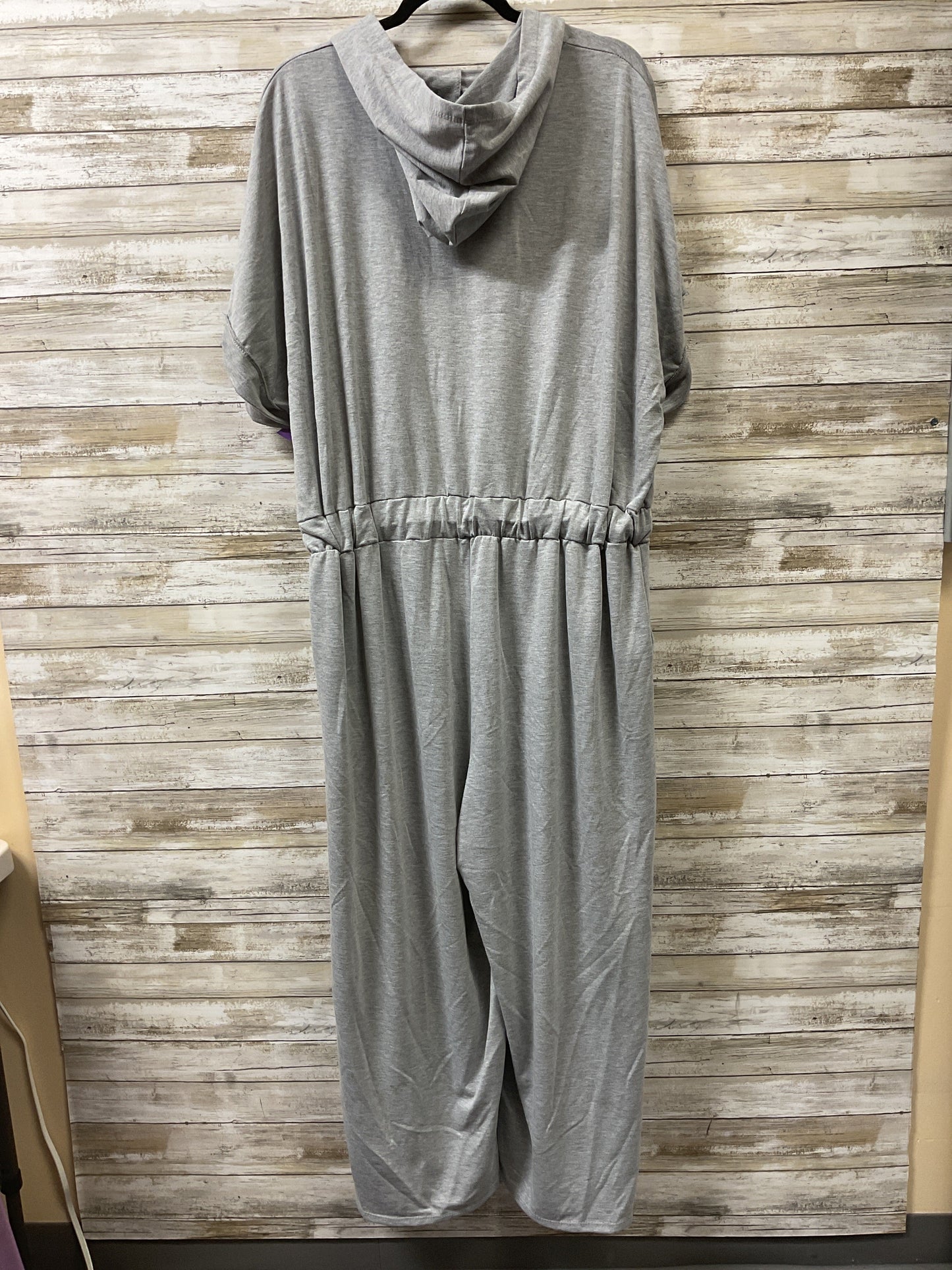 Jumpsuit By Ashley Stewart In Grey, Size:2X