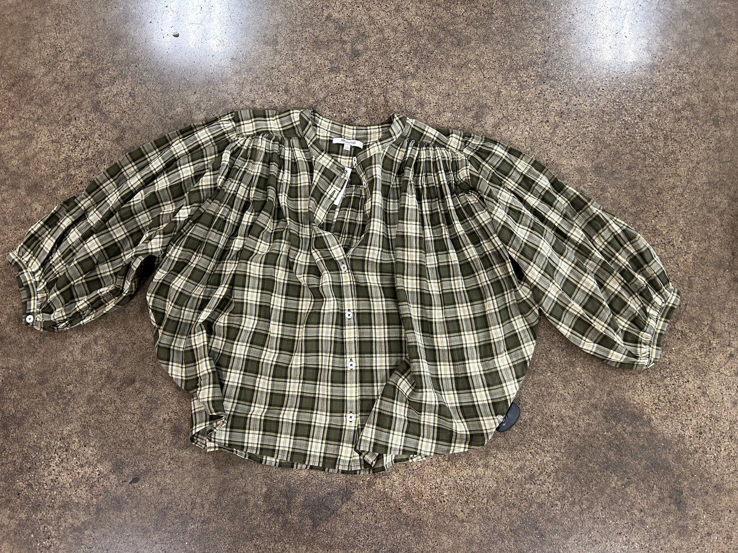 Top Ls By Madewell In Green, Size:L