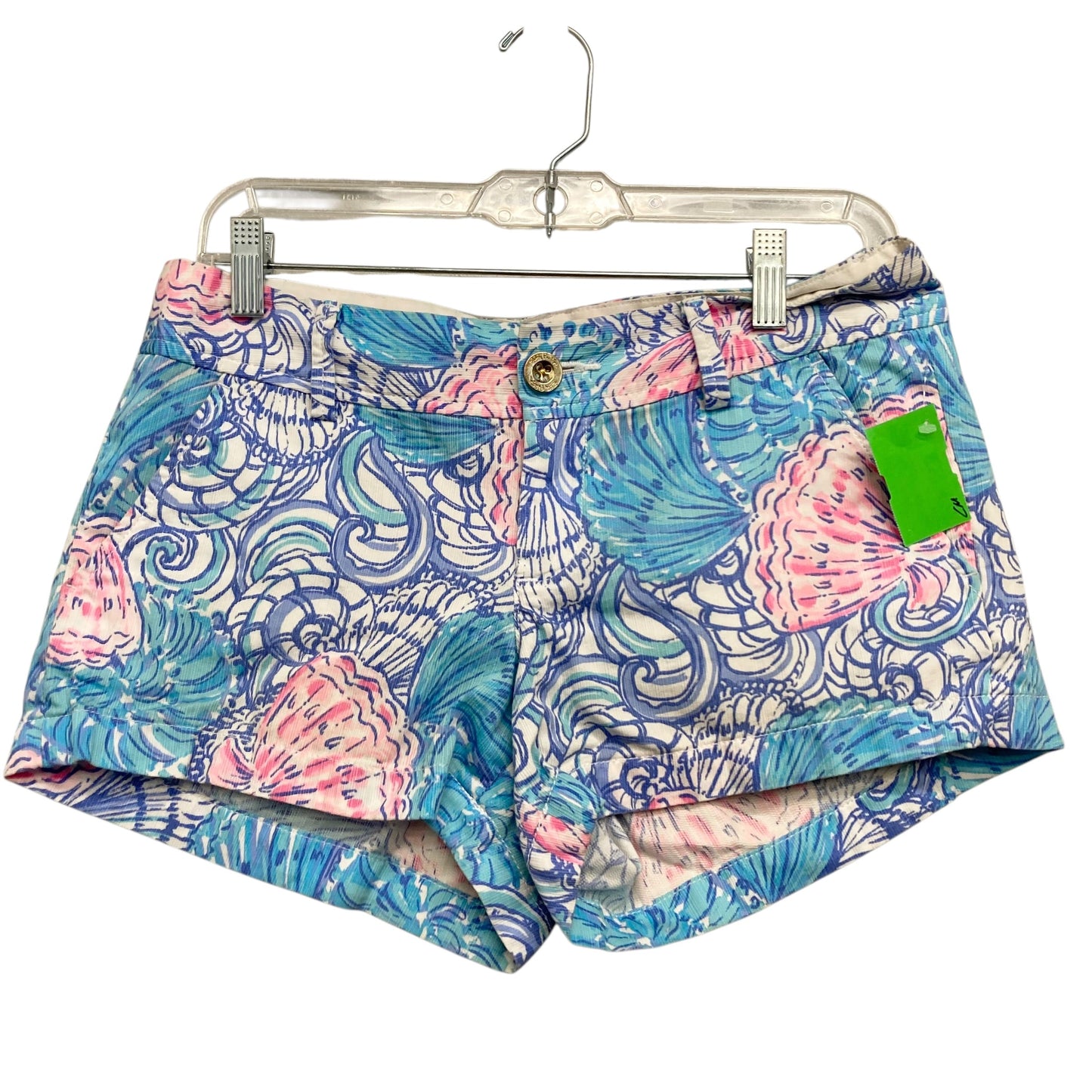 Shorts Designer By Lilly Pulitzer In Blue & Pink, Size:4