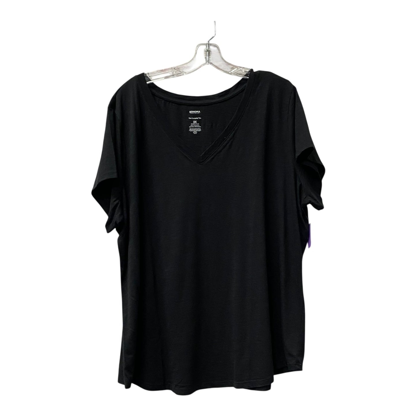 Top Ss Basic By Sonoma In Black, Size:3X