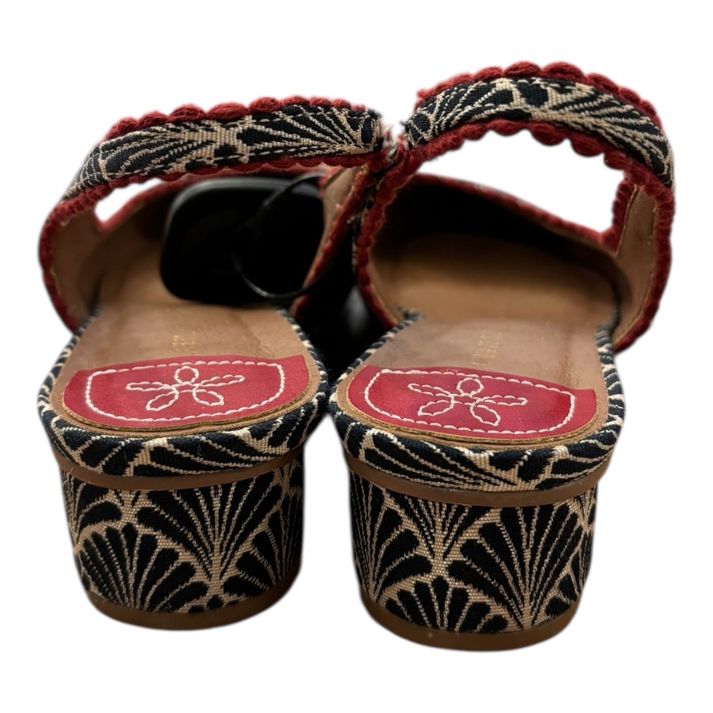 Shoes Heels Block By Chinese Laundry In Blue & White, Size:8