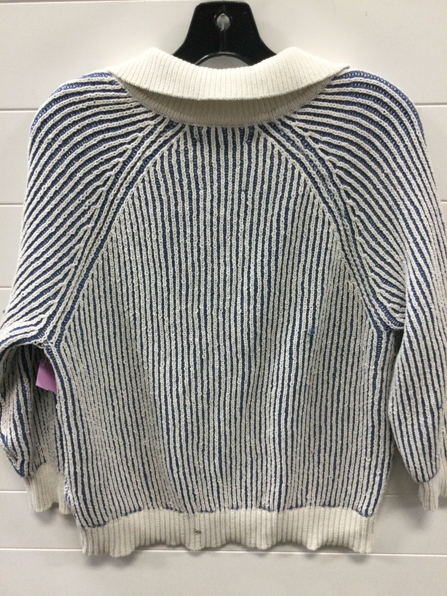 Sweater By Aerie In Blue & White, Size:S