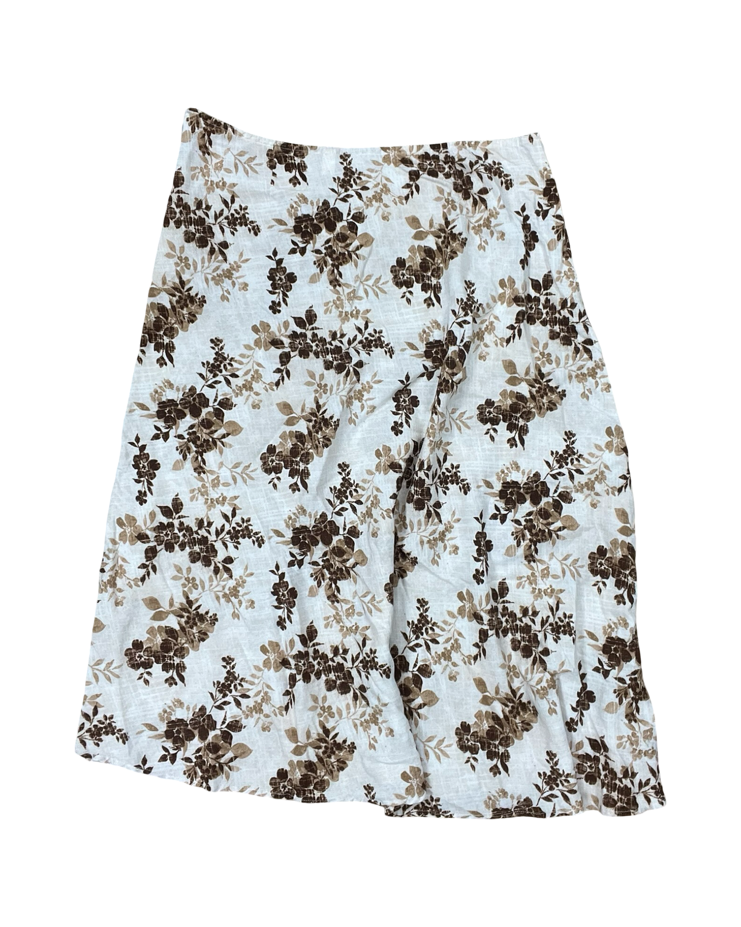 Skirt Midi By Croft And Barrow In Tan, Size:1X