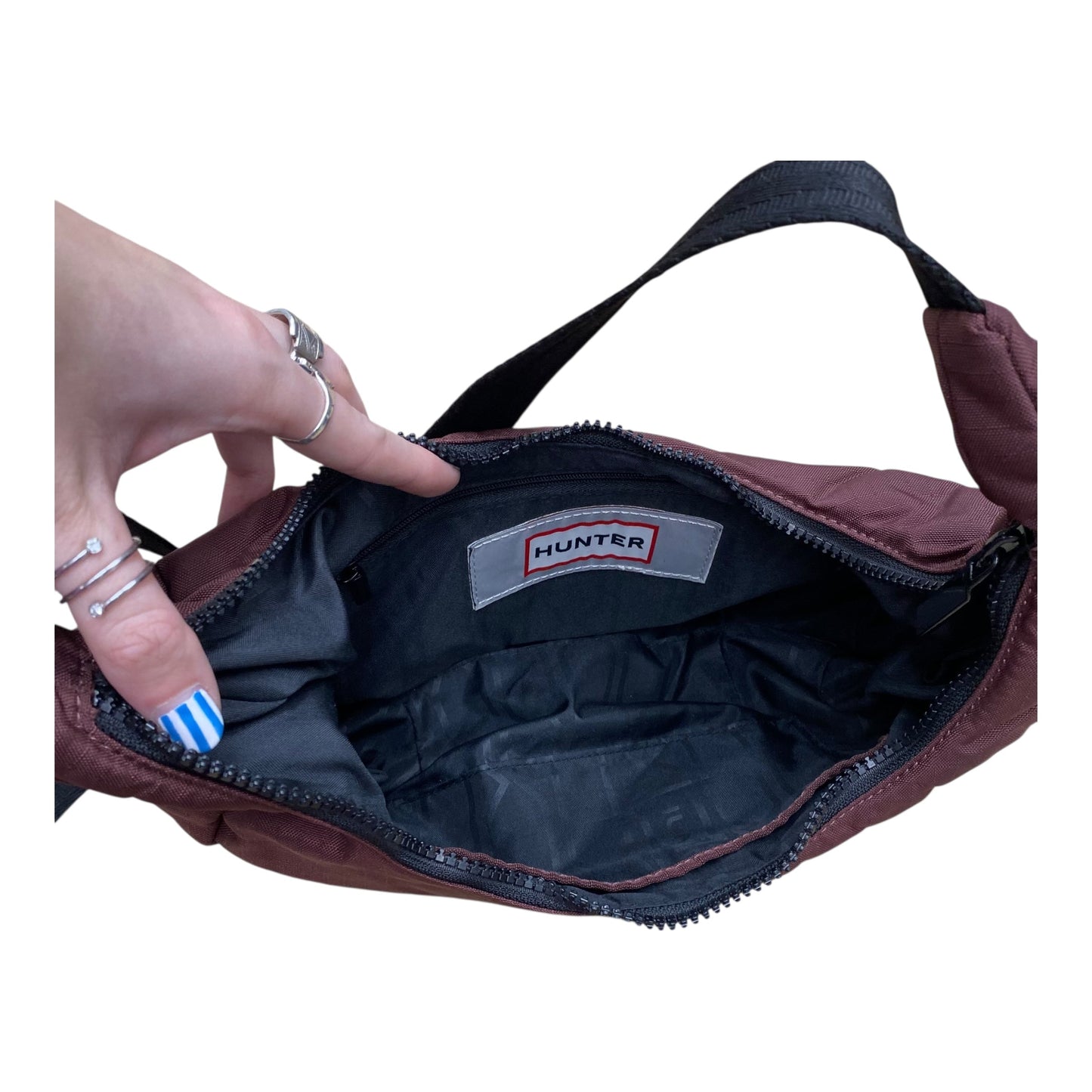 Handbag By Hunter In Maroon, Size:Small