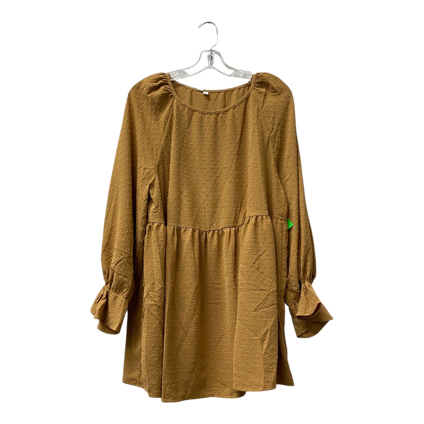 Top Ls By Exlura In Brown, Size:Xl