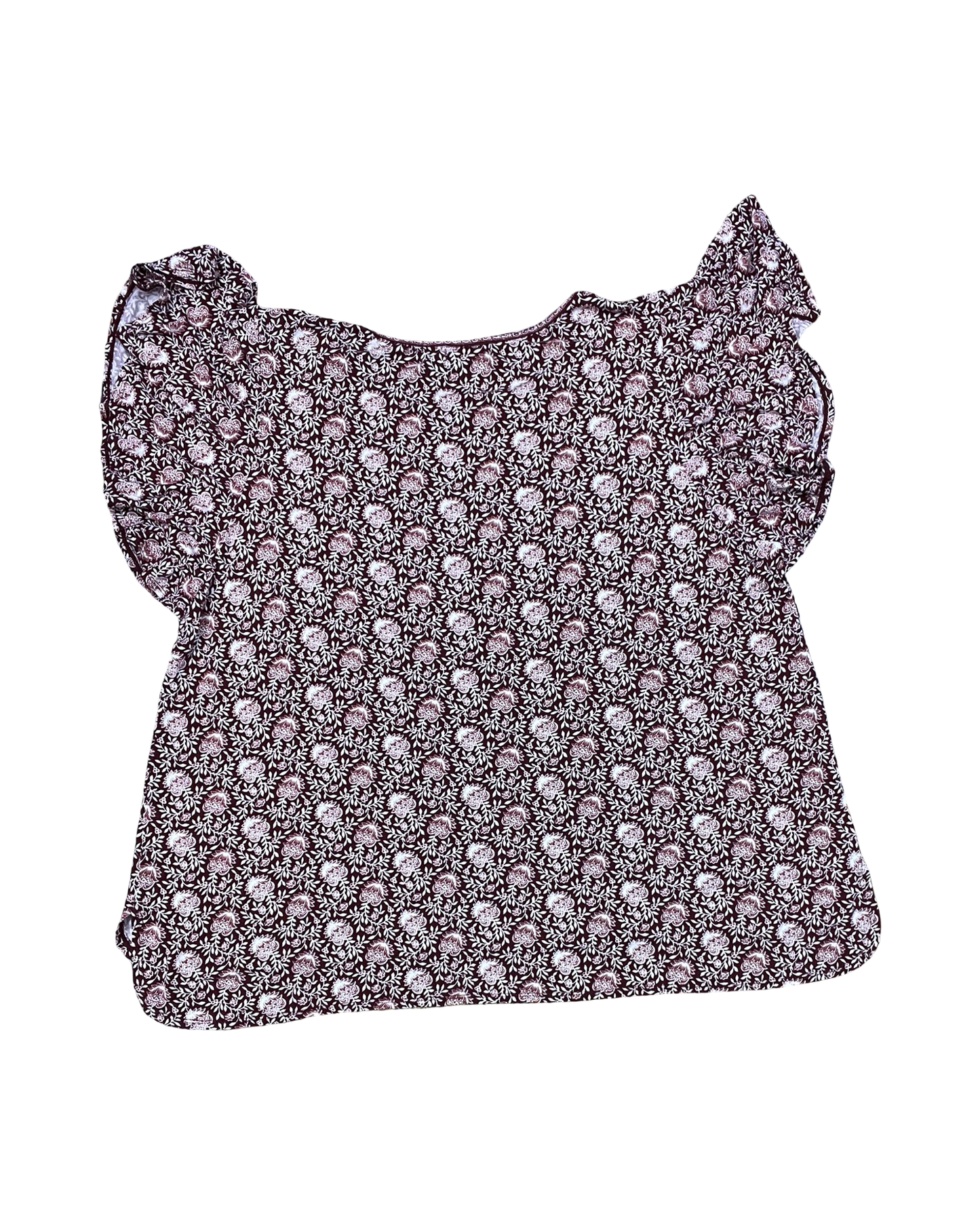 Top Sleeveless By Max Studio In Maroon, Size:2X