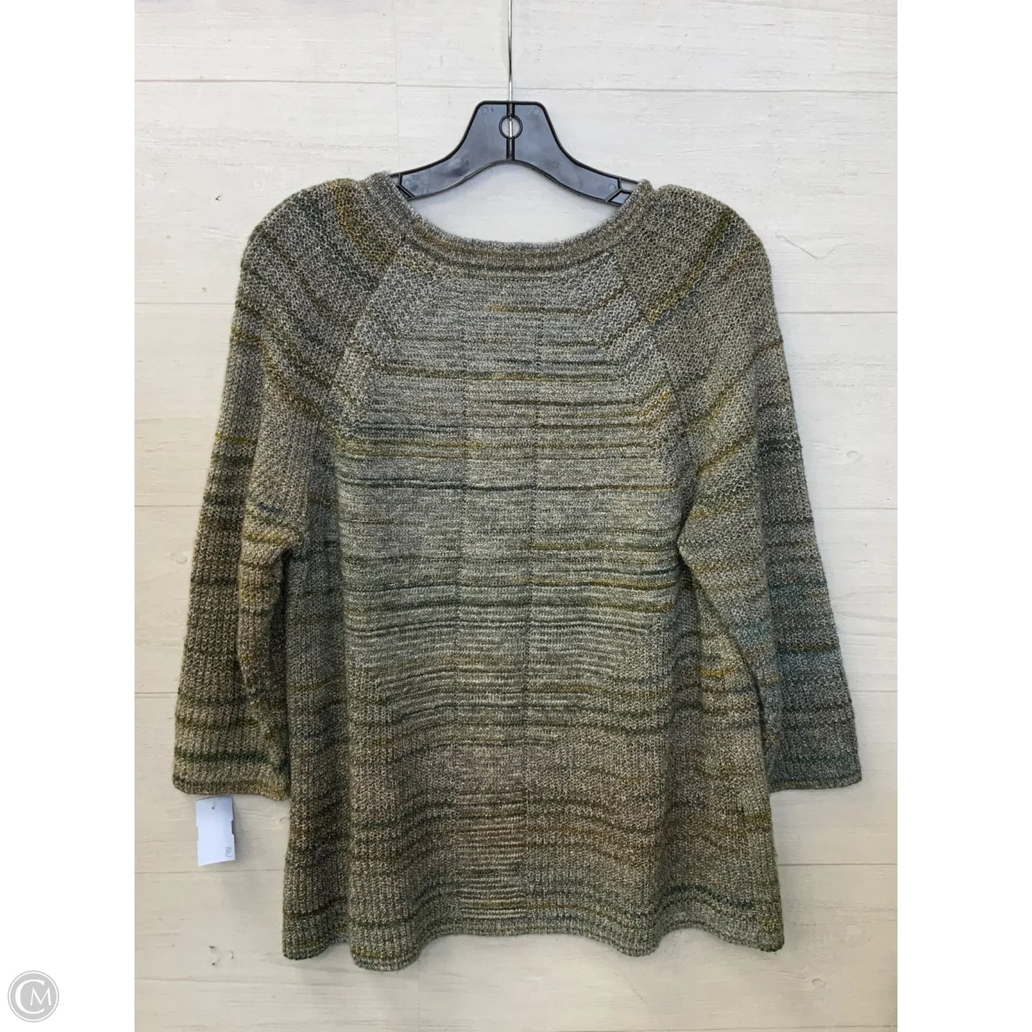 Sweater By Cj Banks In Green, Size: 1x