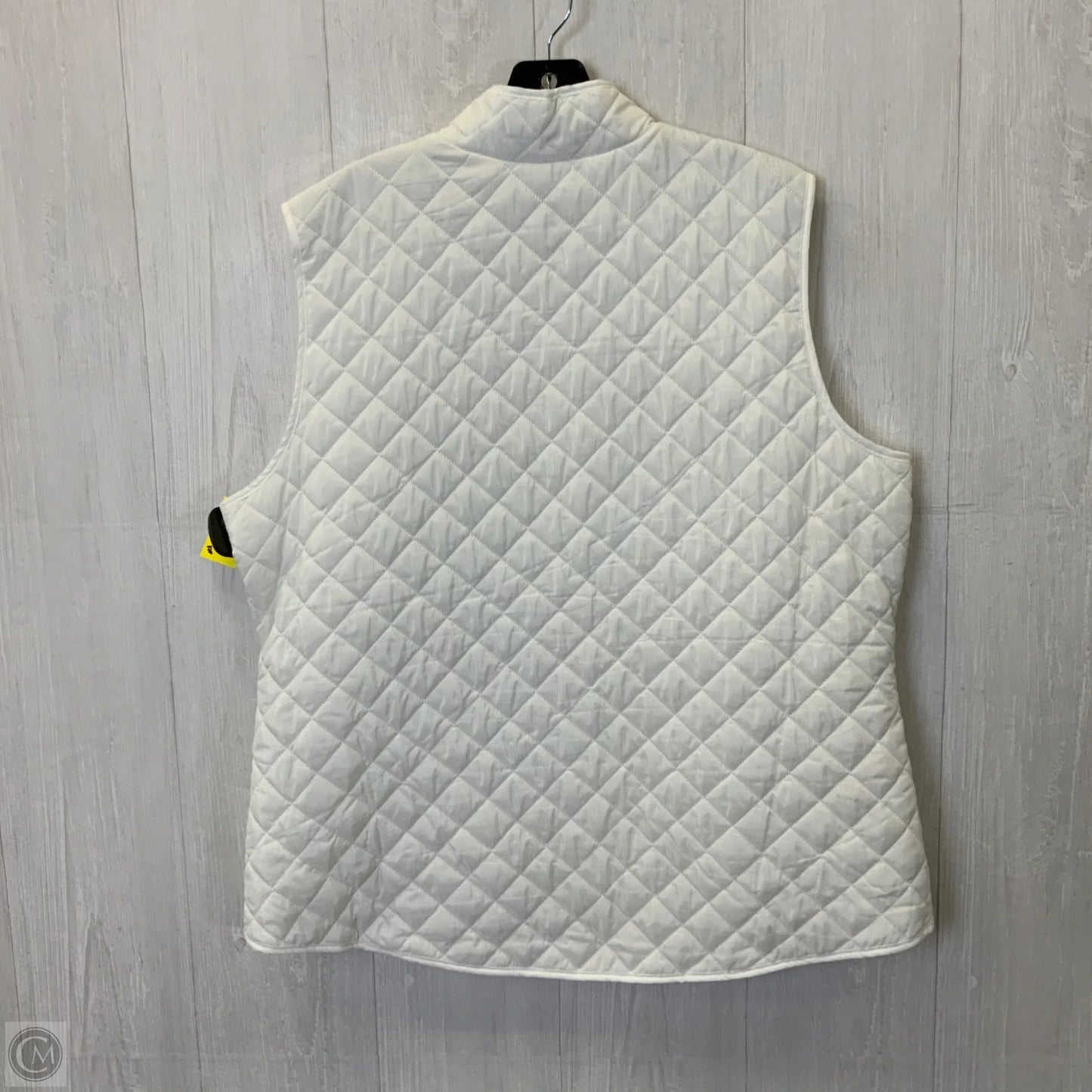 Vest Puffer & Quilted By Kendra Scott In White, Size: Xl
